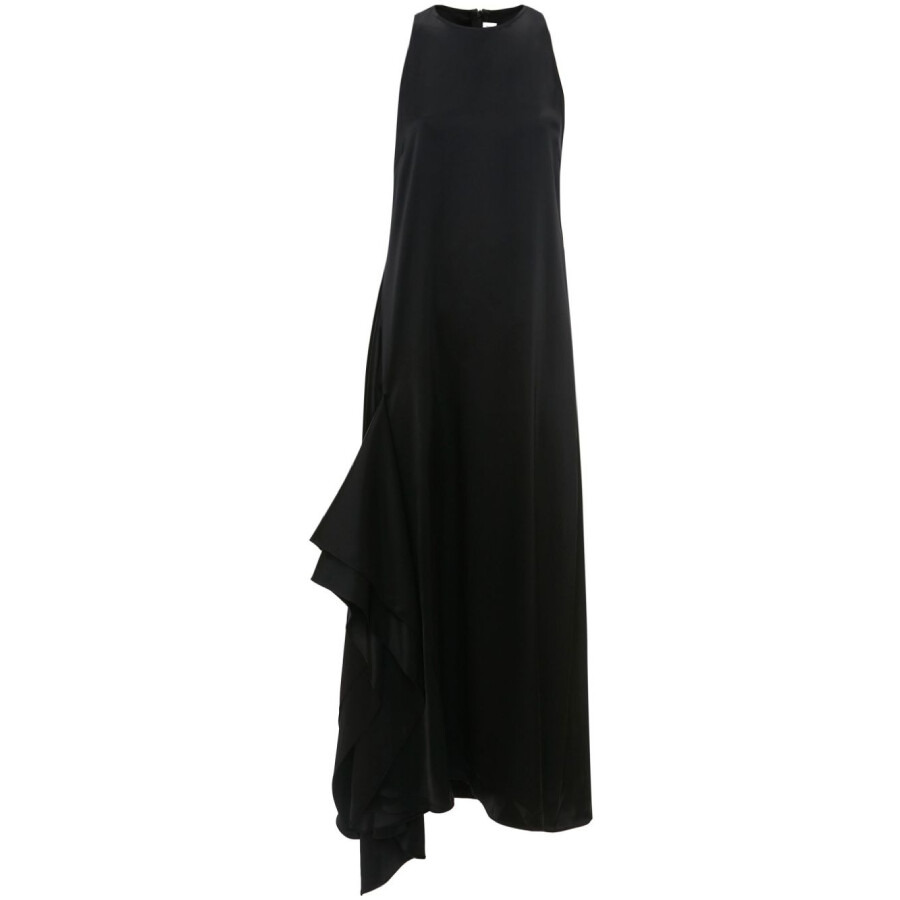 JW Anderson Sleeveless Draped Round Neck Midi Dress - 5