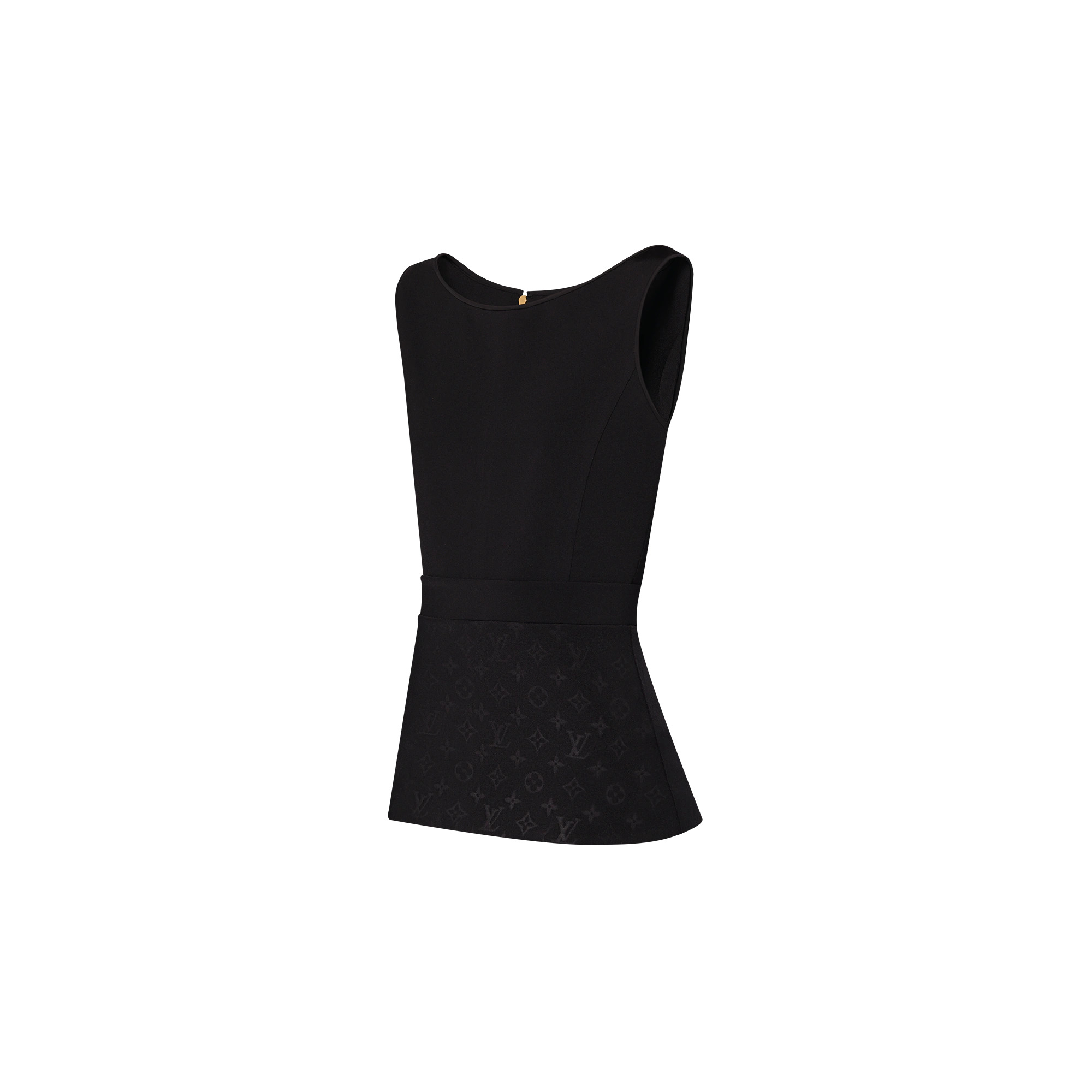 Embossed Monogram Fitted Top - 2