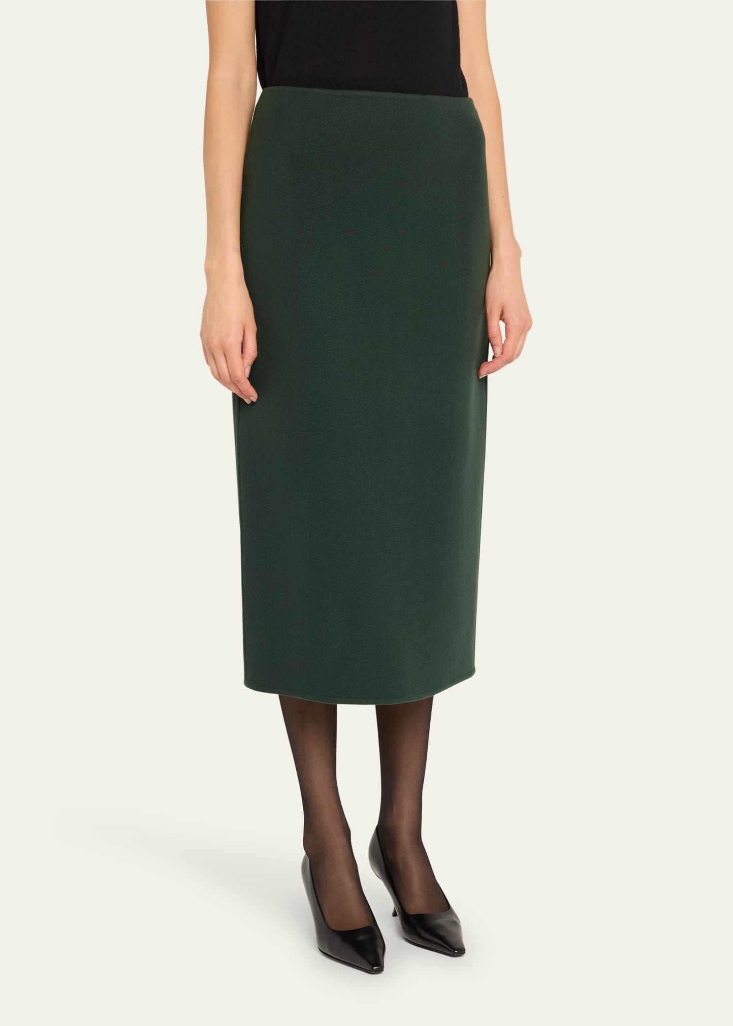 Bartellette Long Cashmere Skirt - 4