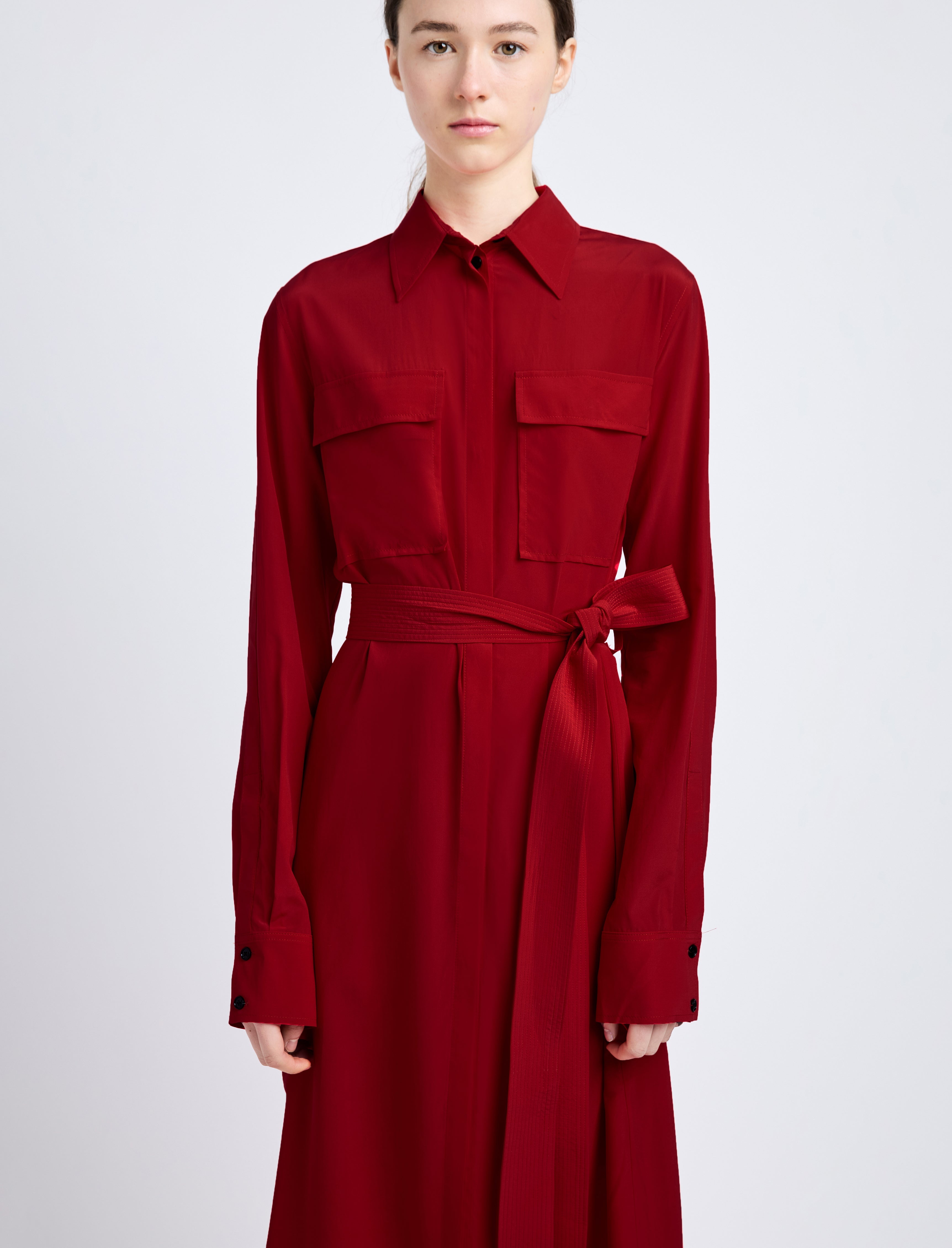 McKenna Dress in Stretch Silk Viscose - 5