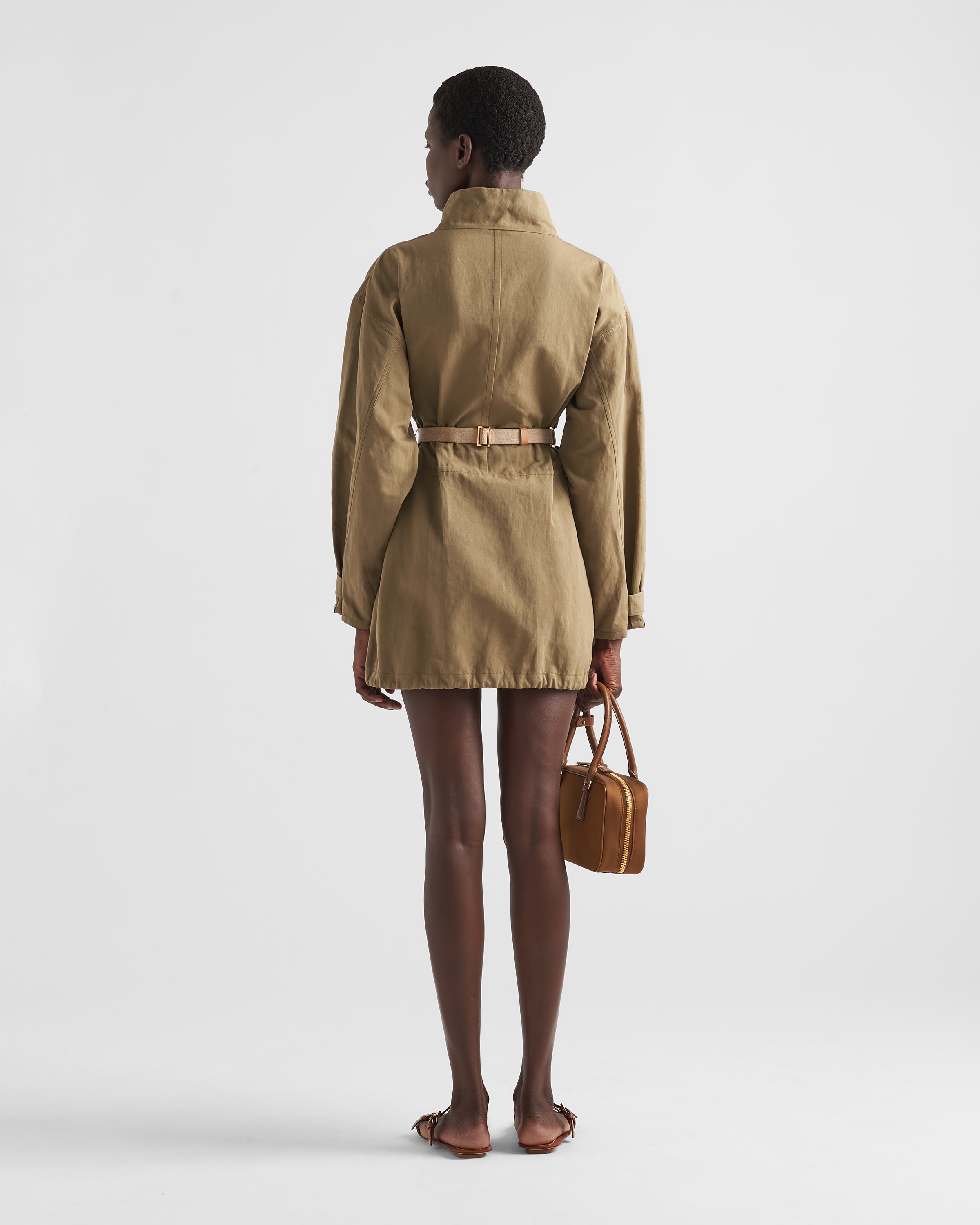 【プラダ・PRADA】Panama cotton mini-dress Prada Panama cotton mini-dress | REVERSIBLE
