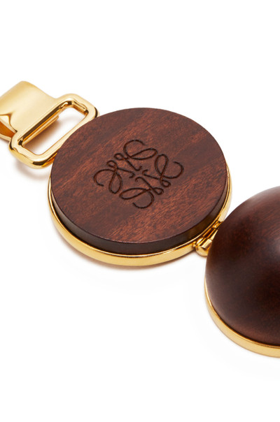 Loewe Mini Globe bracelet in wood outlook