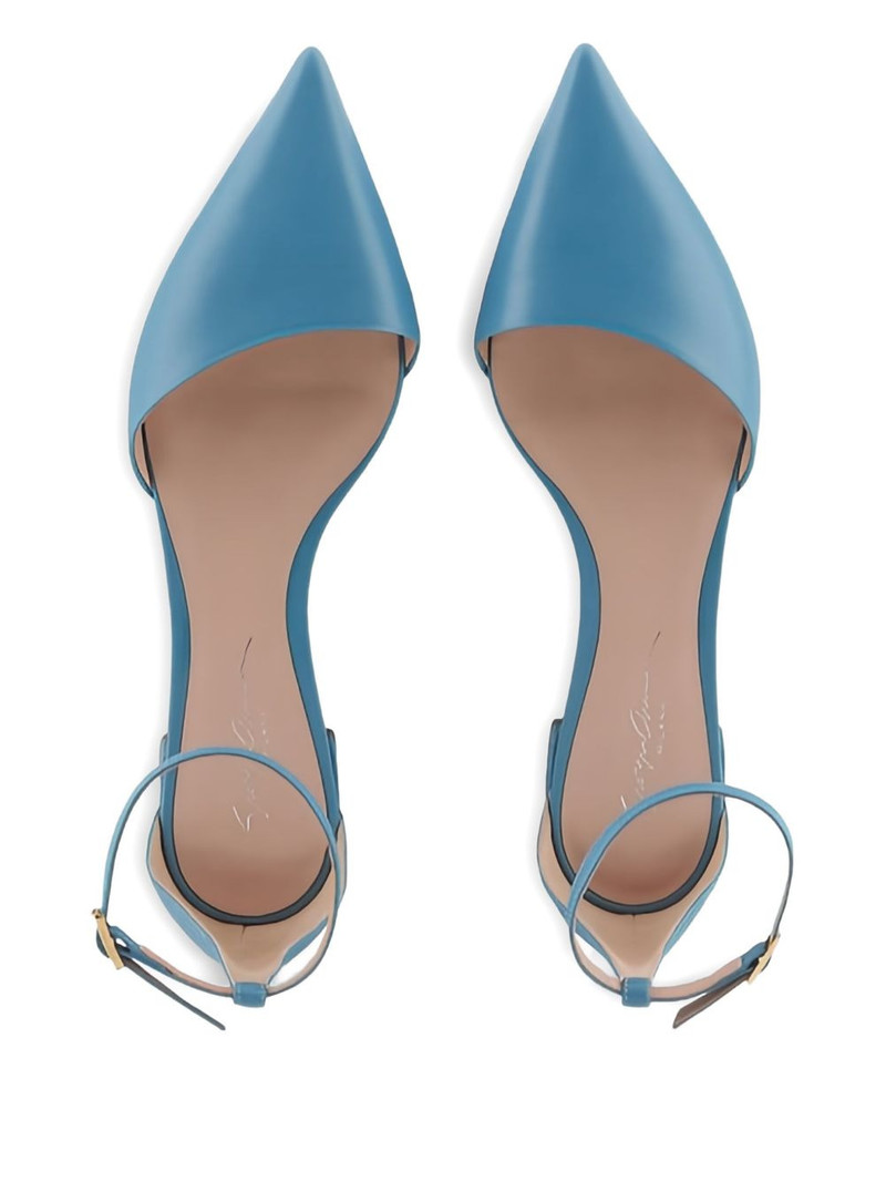GIORGIO ARMANI ankle strap pointed ballerinas outlook