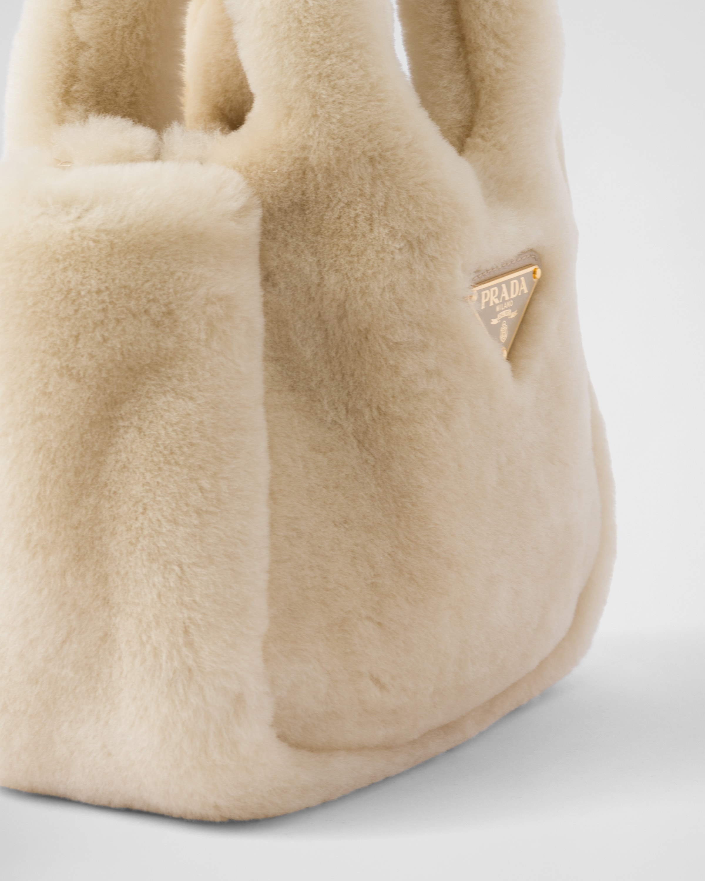 Shearling mini handbag - 6