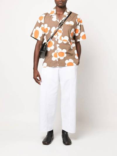 JACQUEMUS floral-print long-sleeve shirt outlook