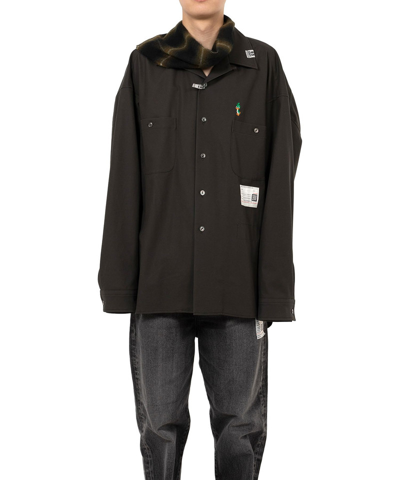 Maison MIHARAYASUHIRO Scarf Combined Shirt outlook