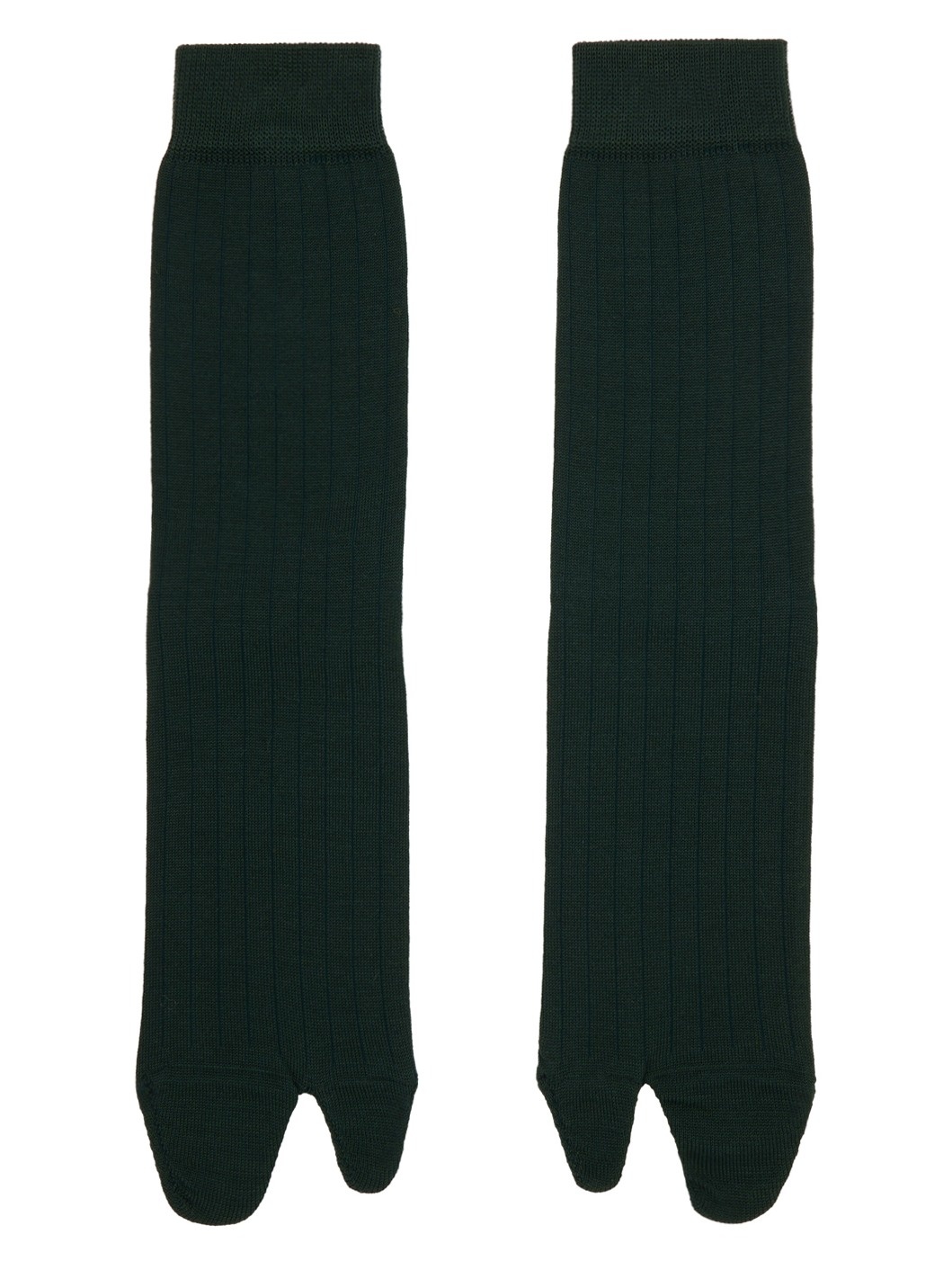 Green Bootleg Socks - 1