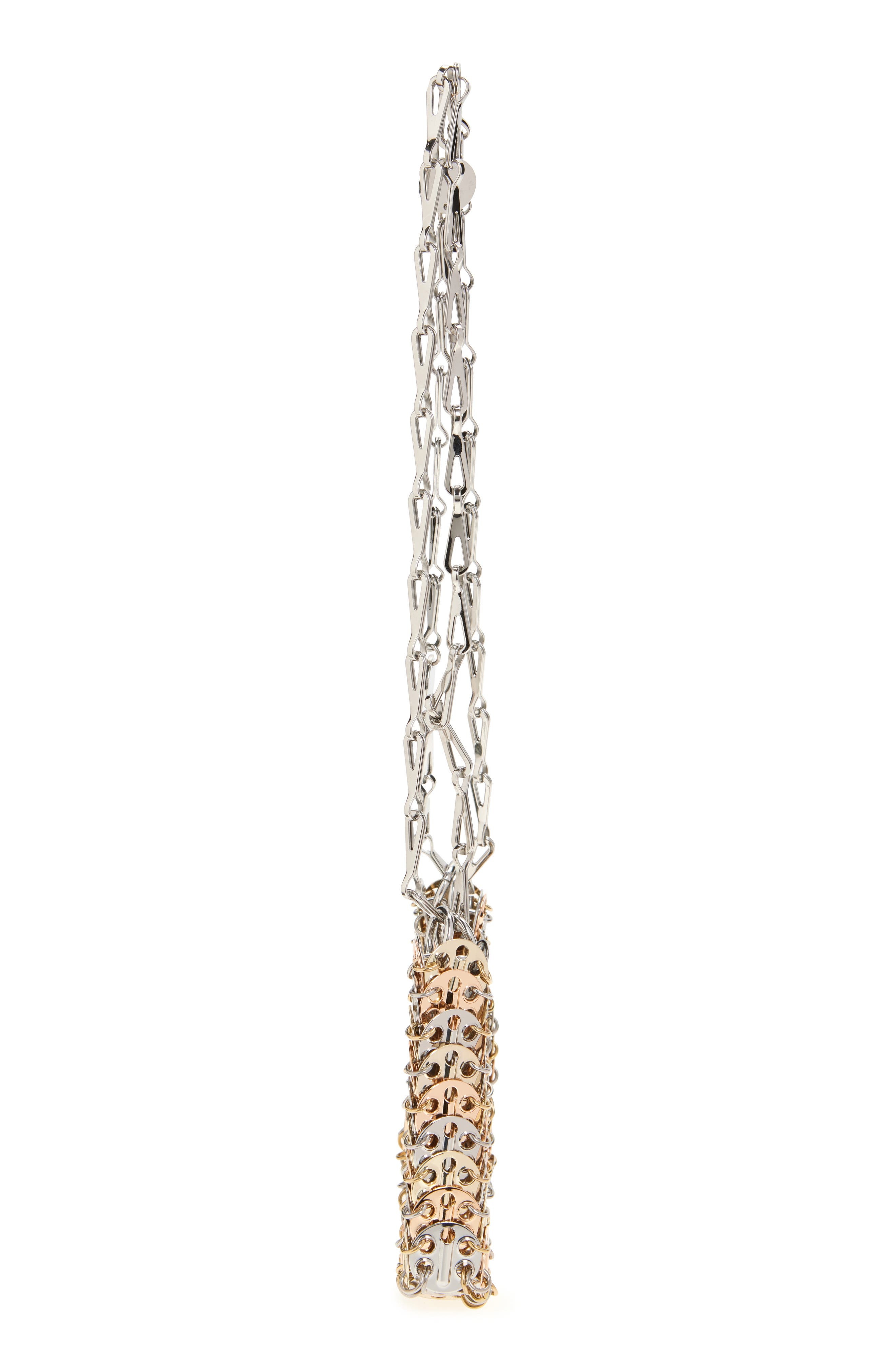 Rabanne Nano 1969 Iconic Shoulder Bag in Pink Gold /Silver at Nordstrom - 6