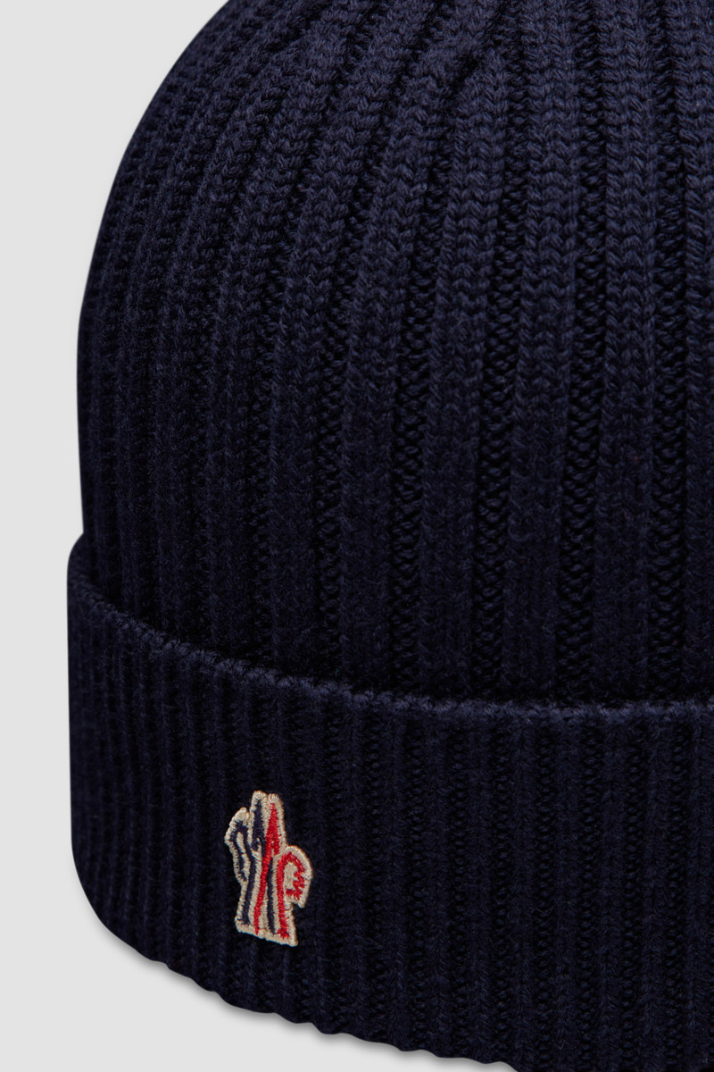 Ribbed Knit Wool Beanie 3
