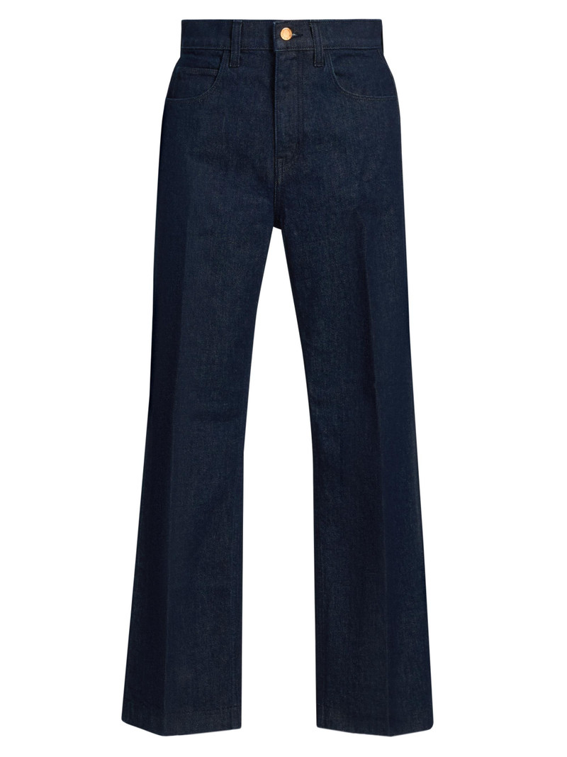 Women's The Blind Crease Crop Jeans - Dark Raw 1