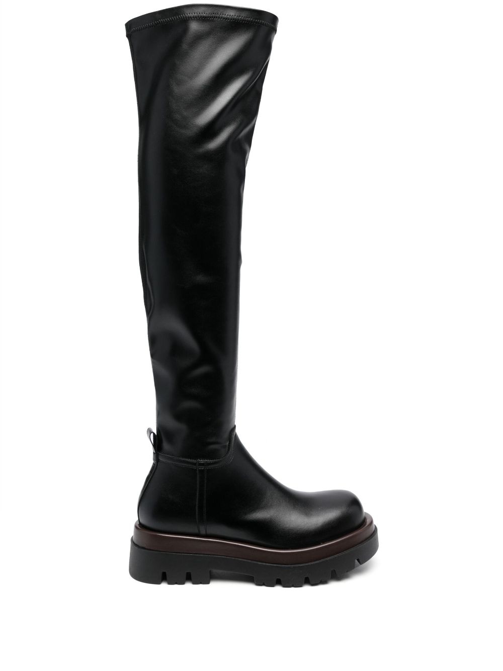 leather knee-high boots - 1