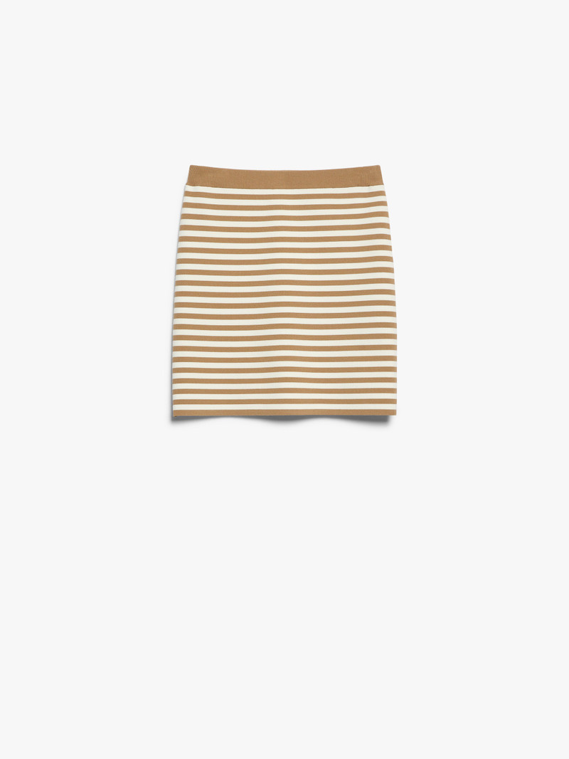 DOMIZIA Jacquard yarn mini skirt - 1
