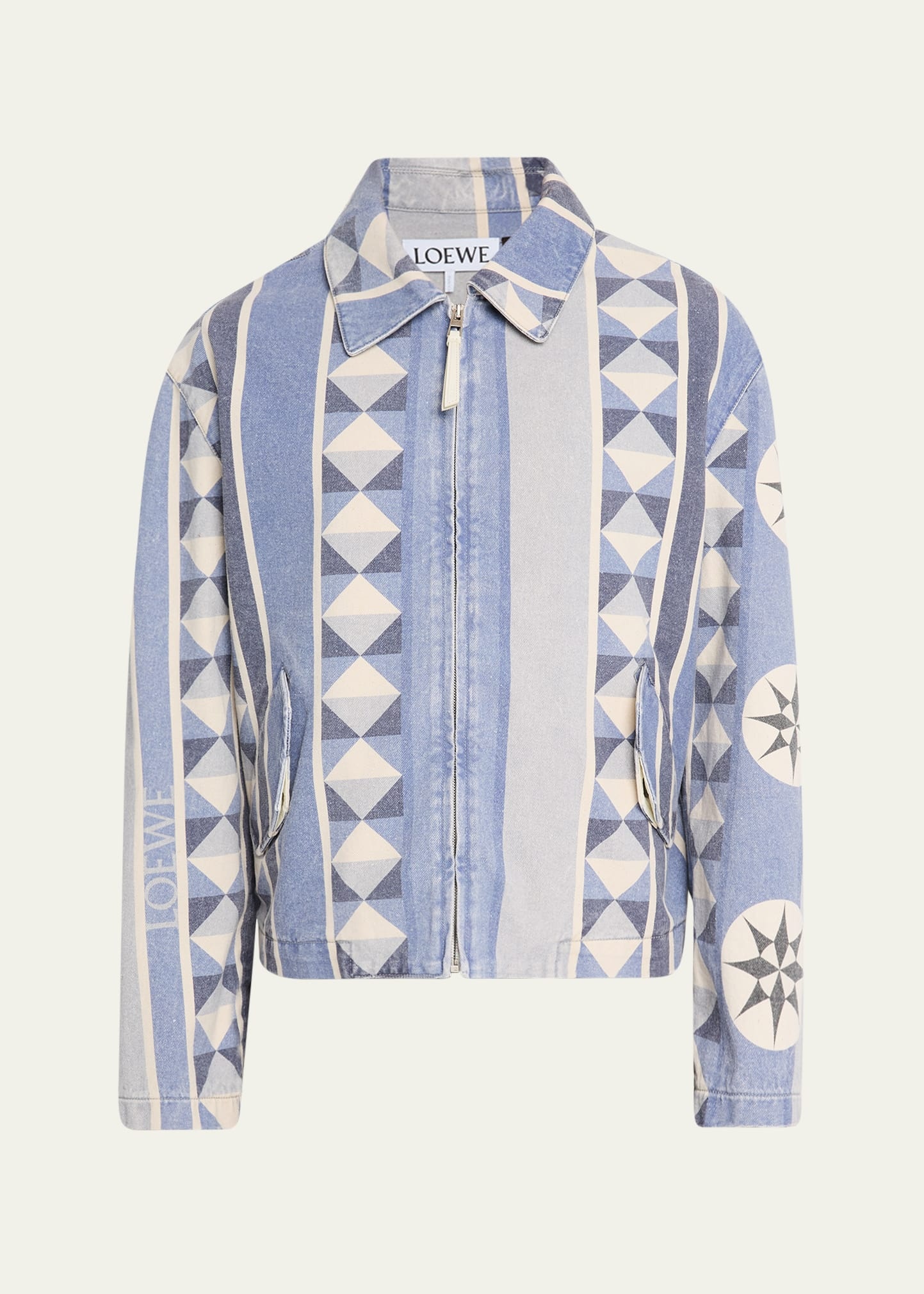 Men's Compass Denim Full-Zip Blouson - 1