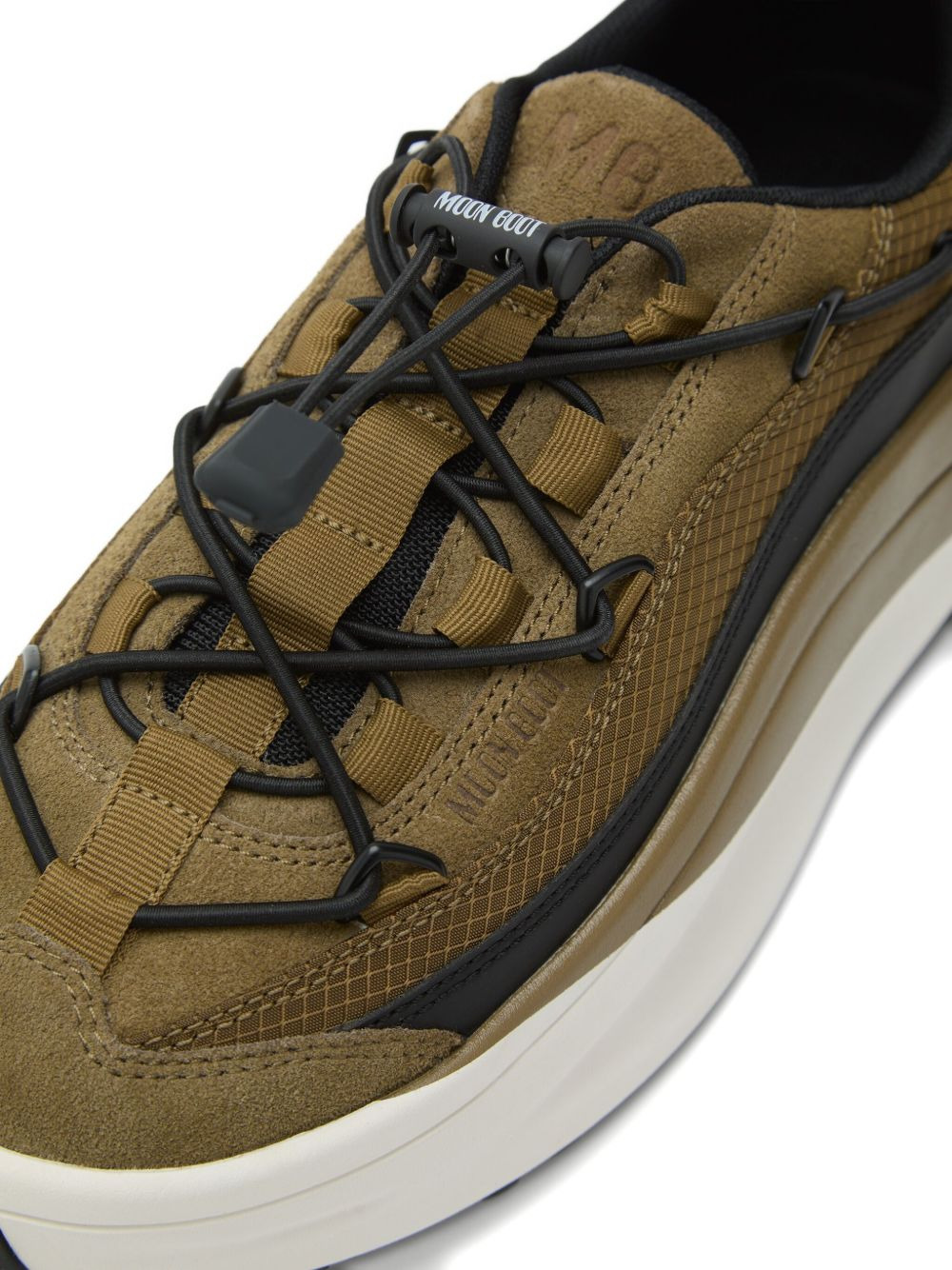 lace-up platform sneakers - 4