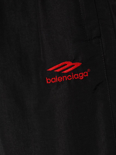 BALENCIAGA logo-embroidered cotton track pants outlook