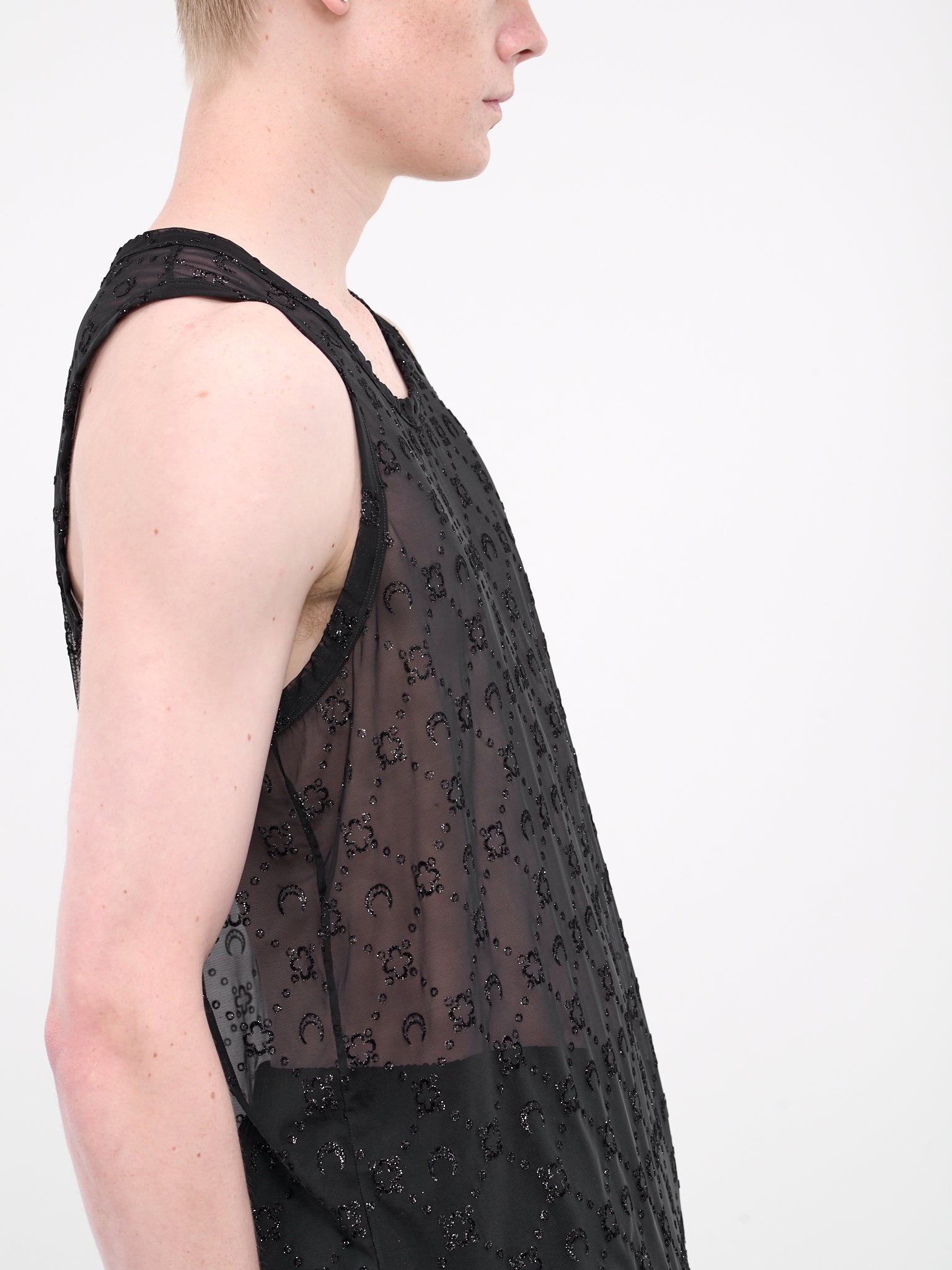 Monogram Mesh Tank Top - 4