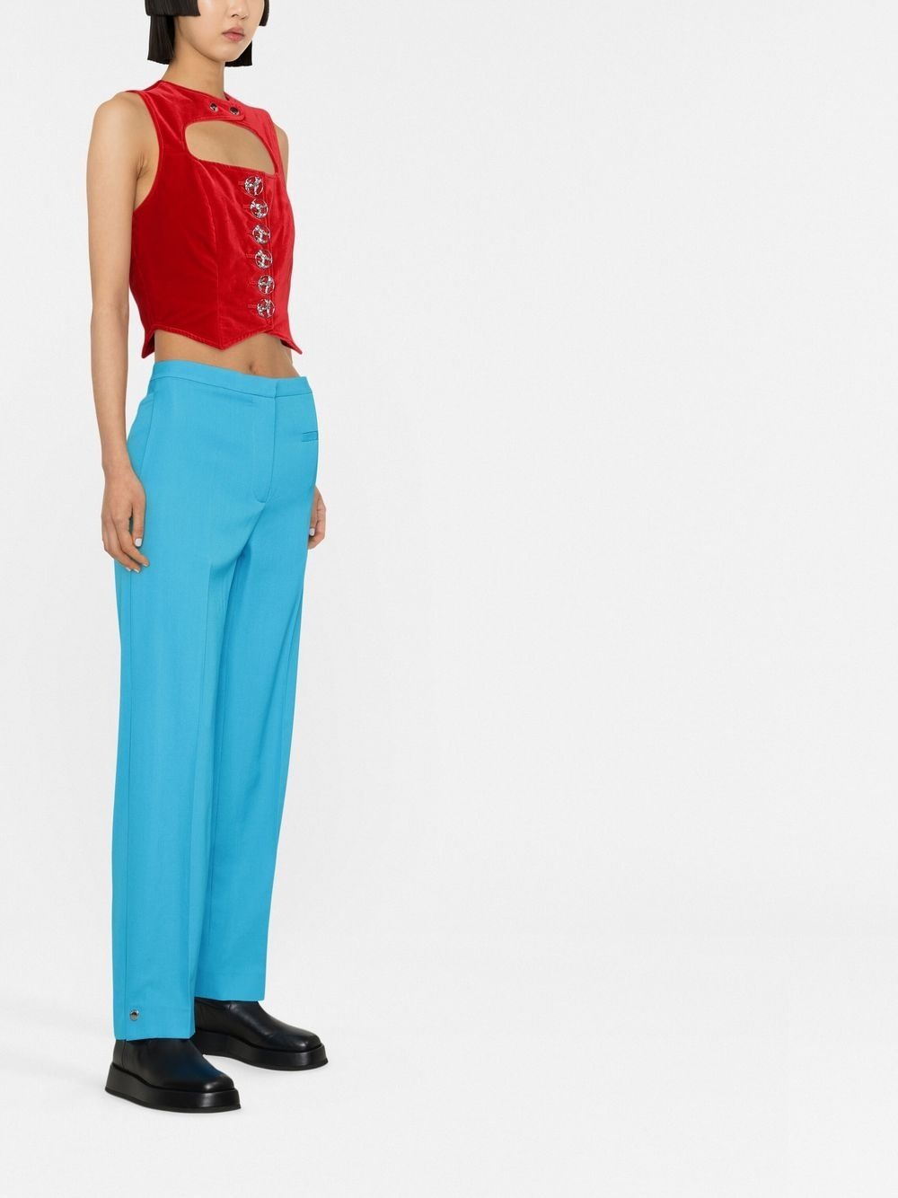 straight-leg trousers - 3