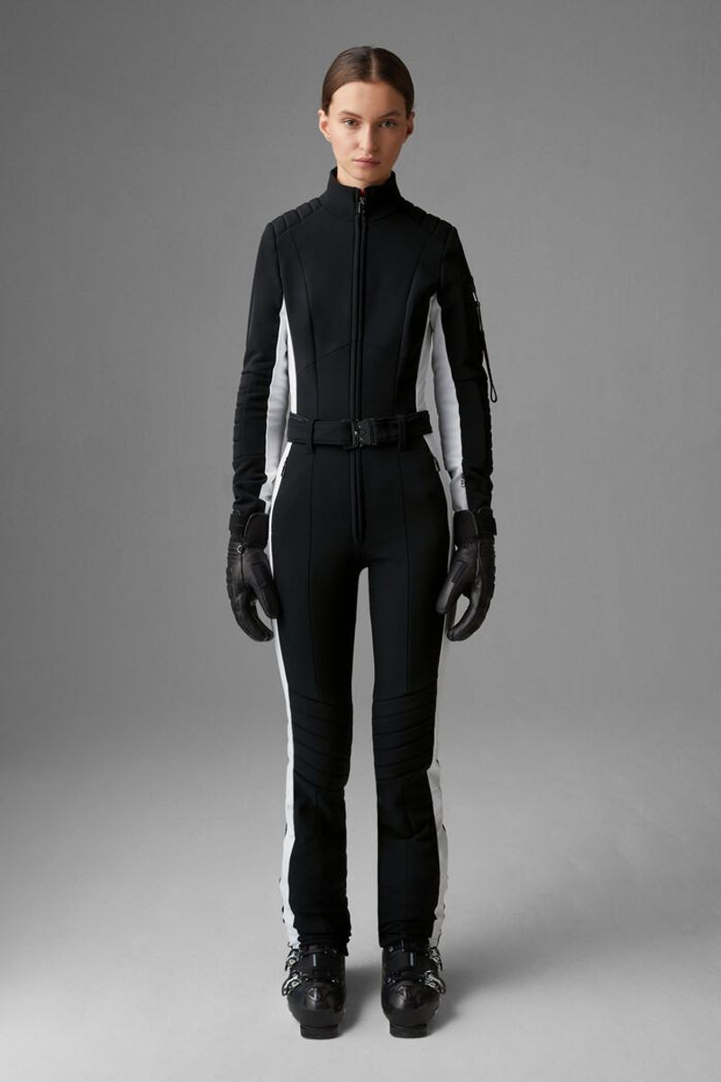 Mathilde Ski overalls in Black/White 2