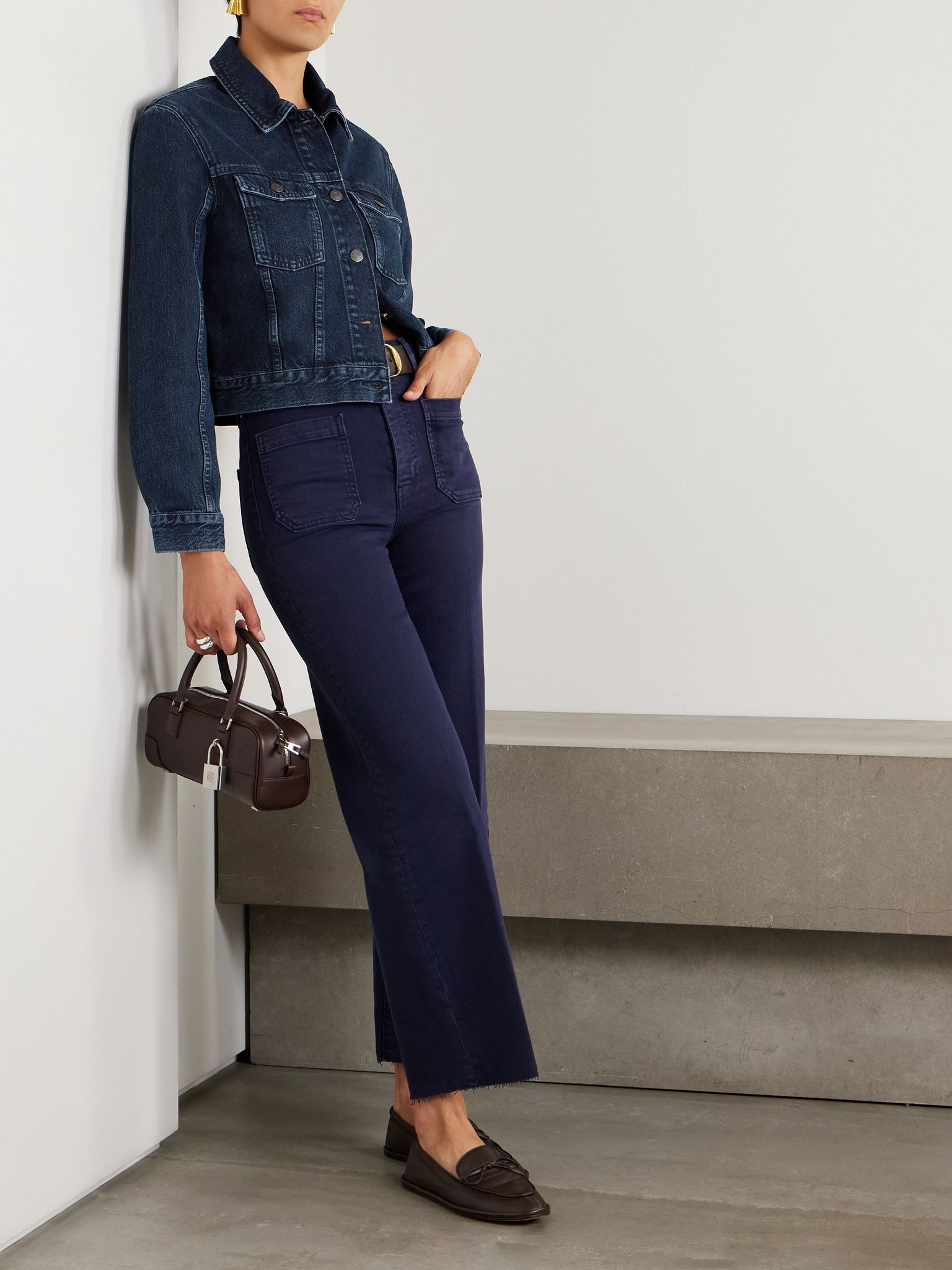 Sharp denim jacket Dark denim - 2