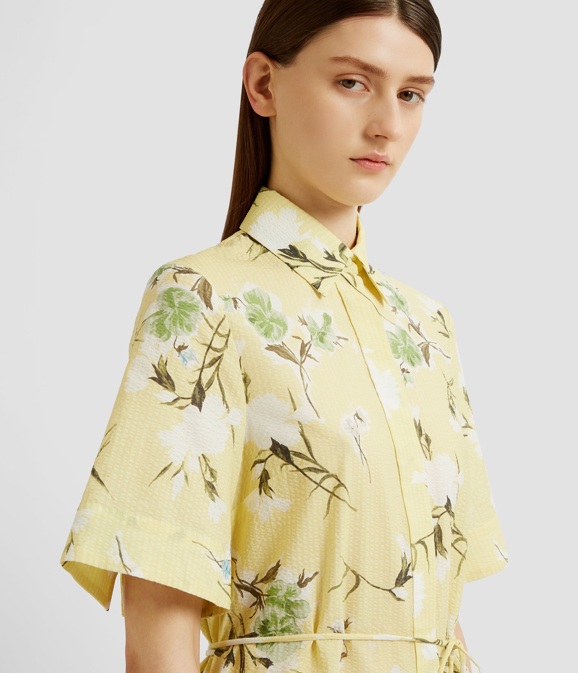 SHORT SLEEVE SHIRT DRESS - 5