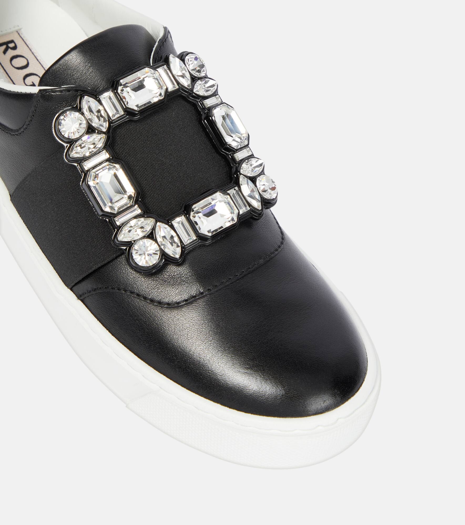 Very Vivier embellished leather sneakers - 6