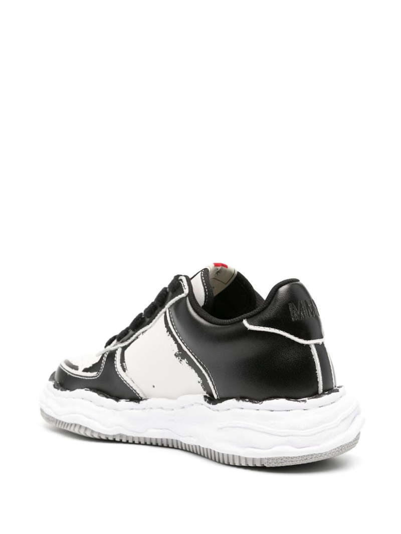 logo-patch faded-effect sneakers 3