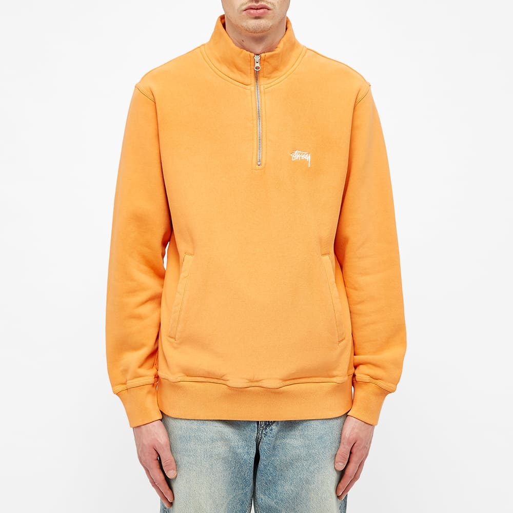 Stussy Logo Half Zip Sweat - 4