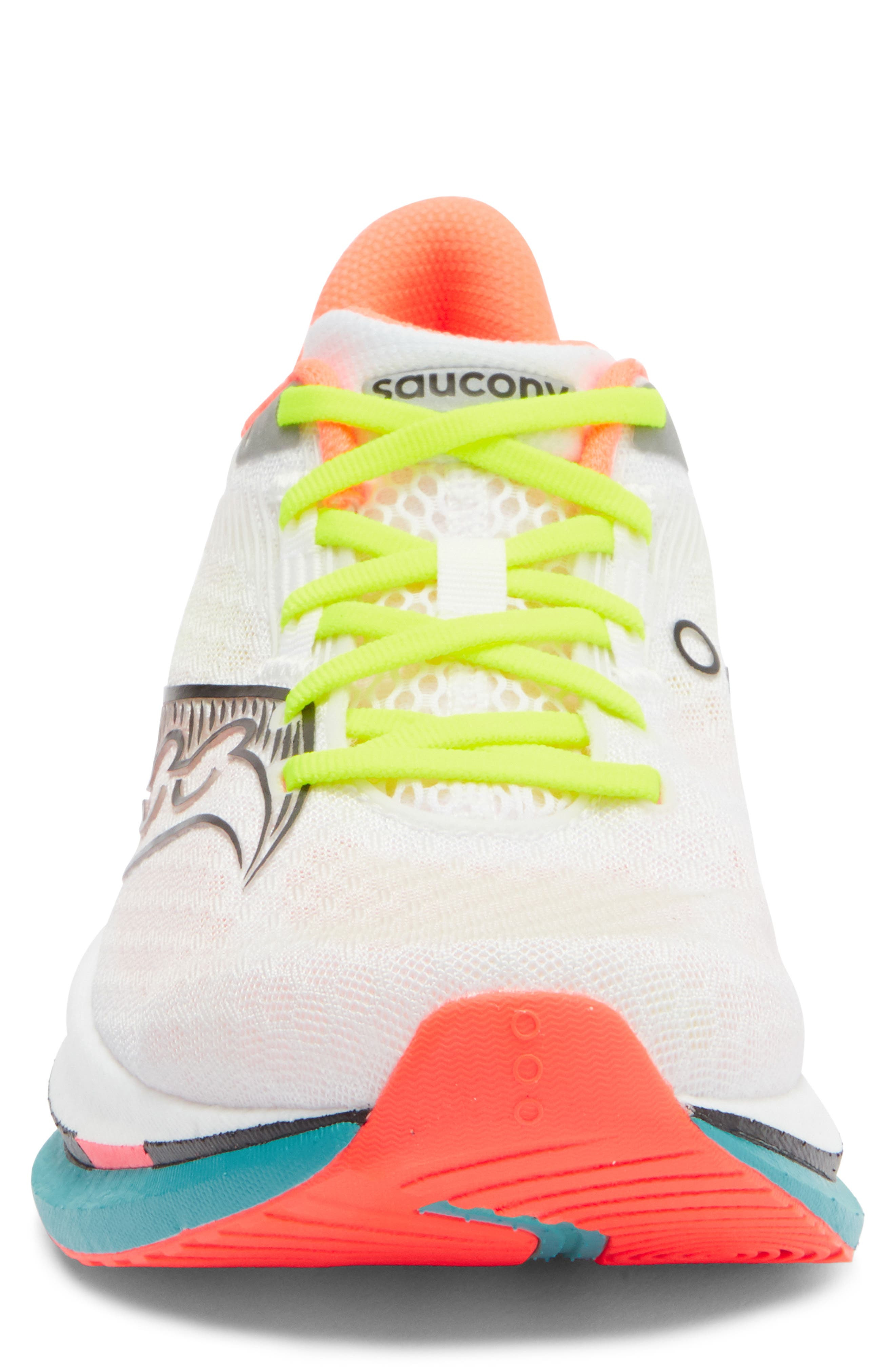 Saucony Endorphin Speed 5 Running Shoe in White/Muta at Nordstrom - 4