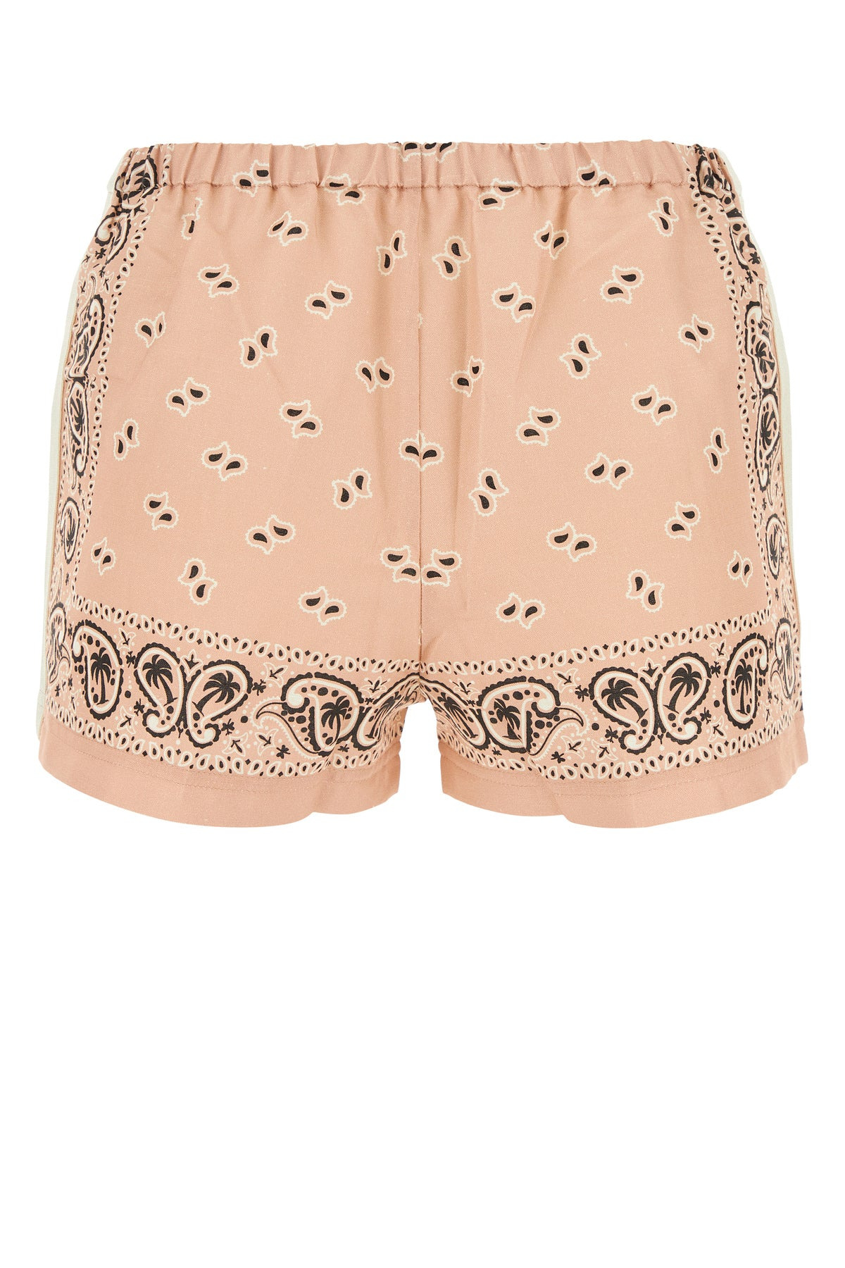 Printed linen blend shorts - 2