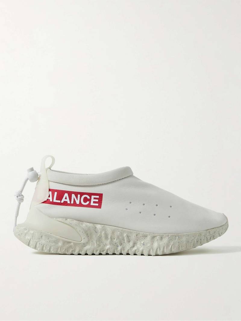 + Undercover Moc Flow SP Rubber-Trimmed Suede Slip-On Sneakers - 1
