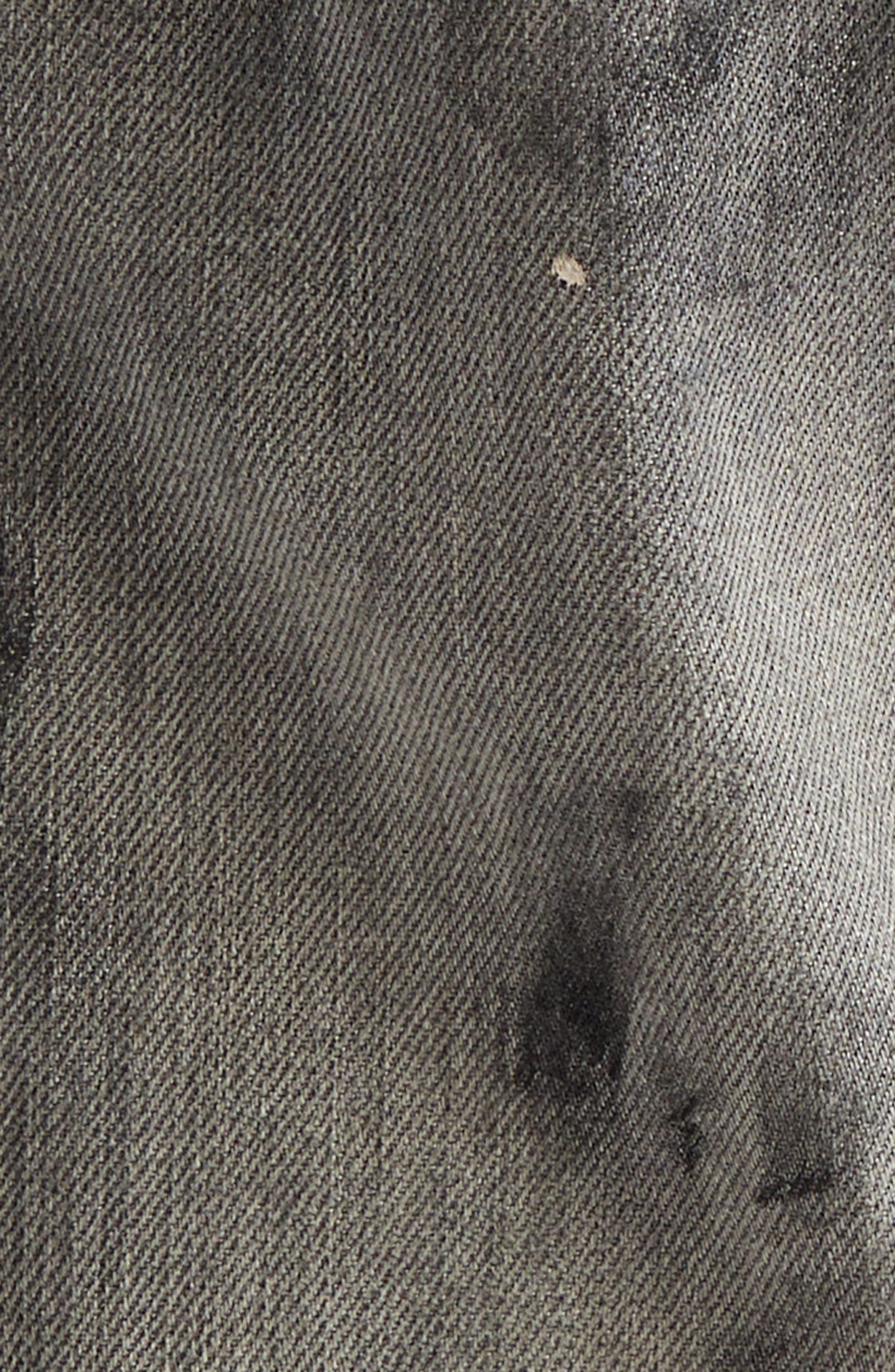 Acne Studios 2021 Black Trafa Paint Splatter Loose Fit Wide Leg Jeans at Nordstrom - 6