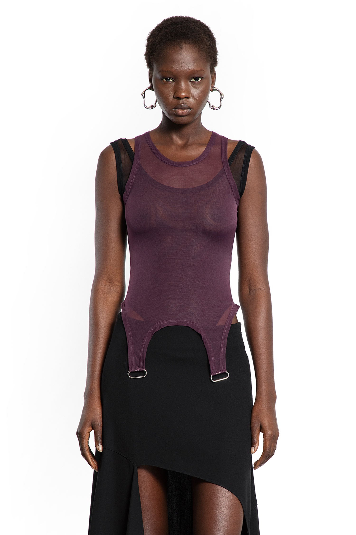 Layered Top In Mesh - 5