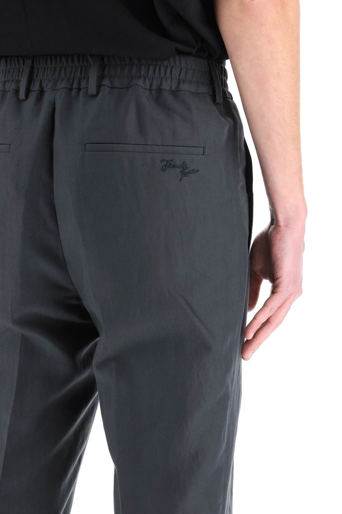 LINEN TROUSERS - 5