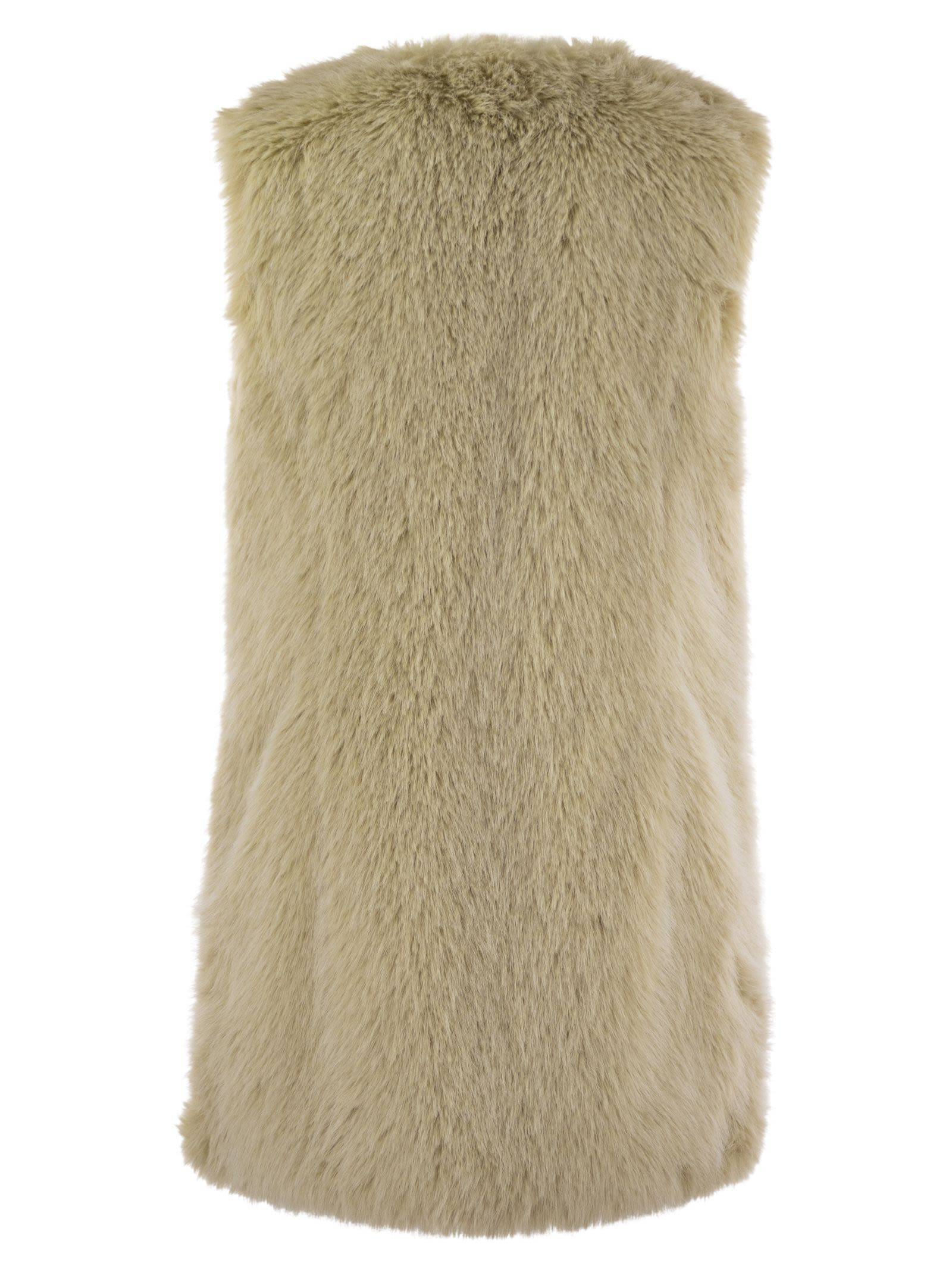 Herno Women Cruelty-Free Fur Sleeve Coat - 2