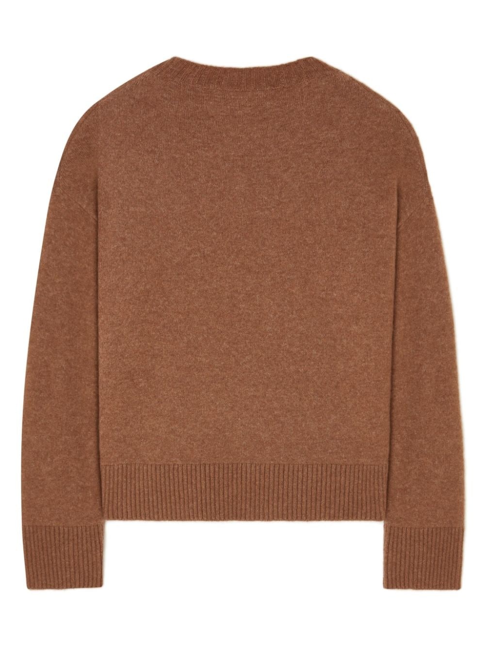 ribbed-edge cashmere-blend jumper - 6