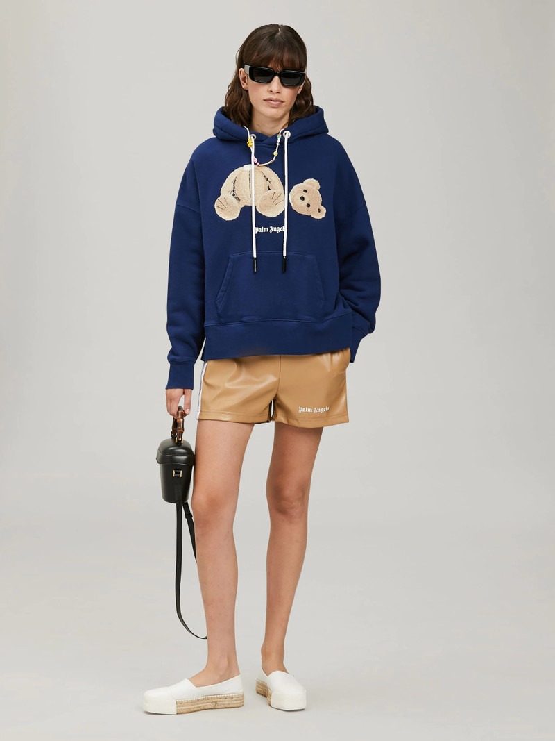 Palm Angels LEATHER TRACK SHORTS outlook