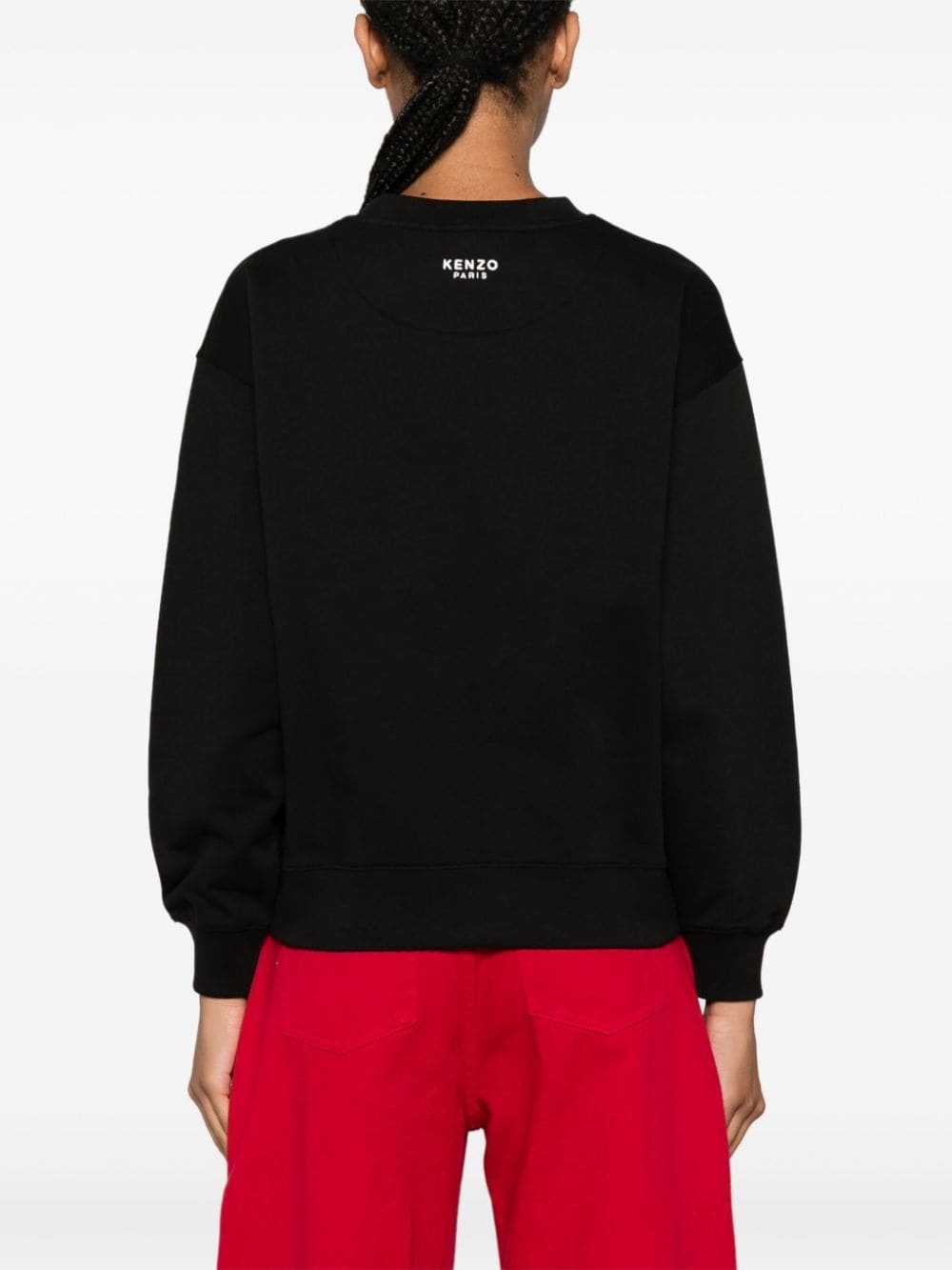 Boke Flower-patch cotton sweatshirt - 4