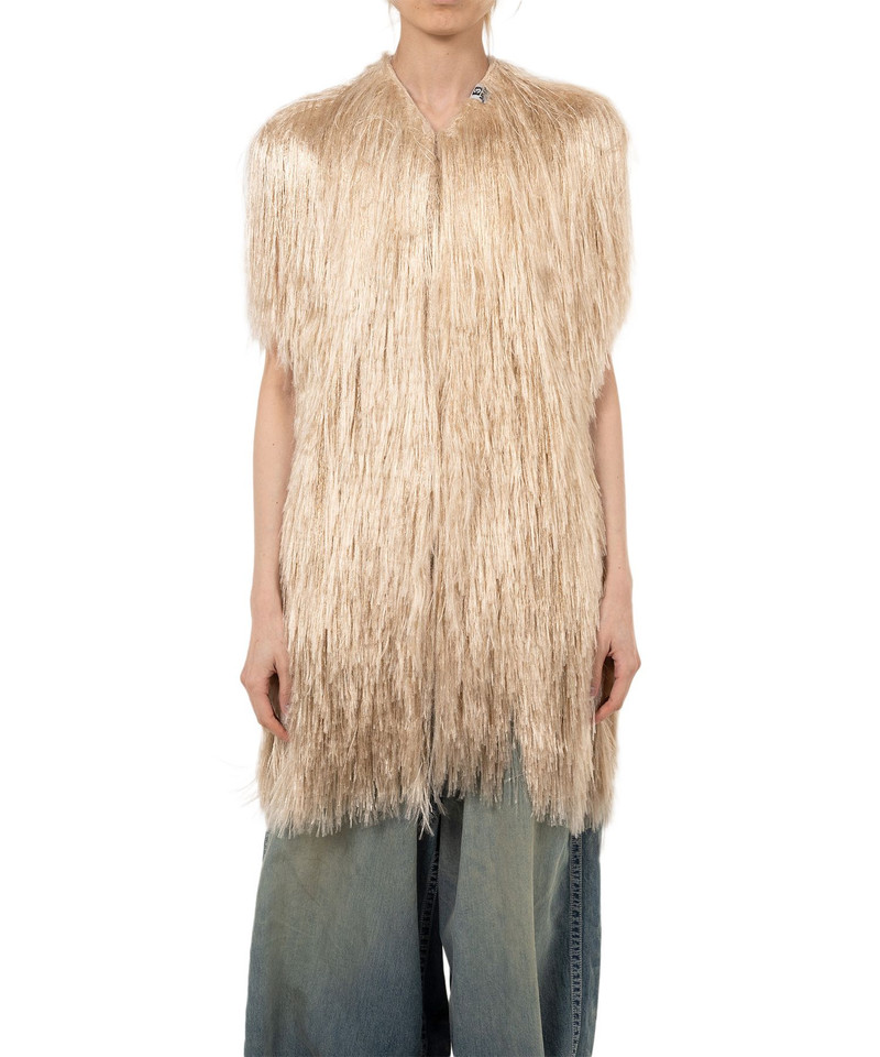 Shaggy Fringe Knit Vest 16
