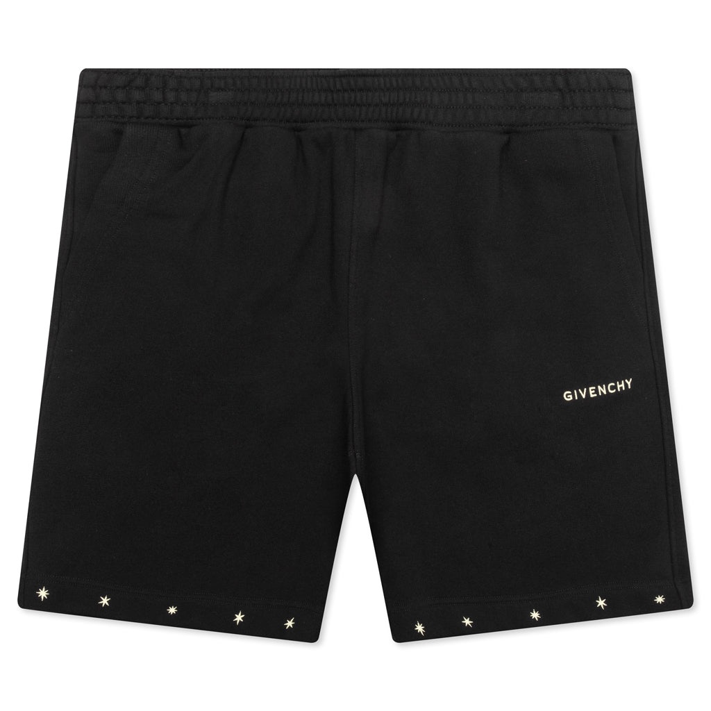 STAR PRINT BOARD SHORTS - BLACK - 1