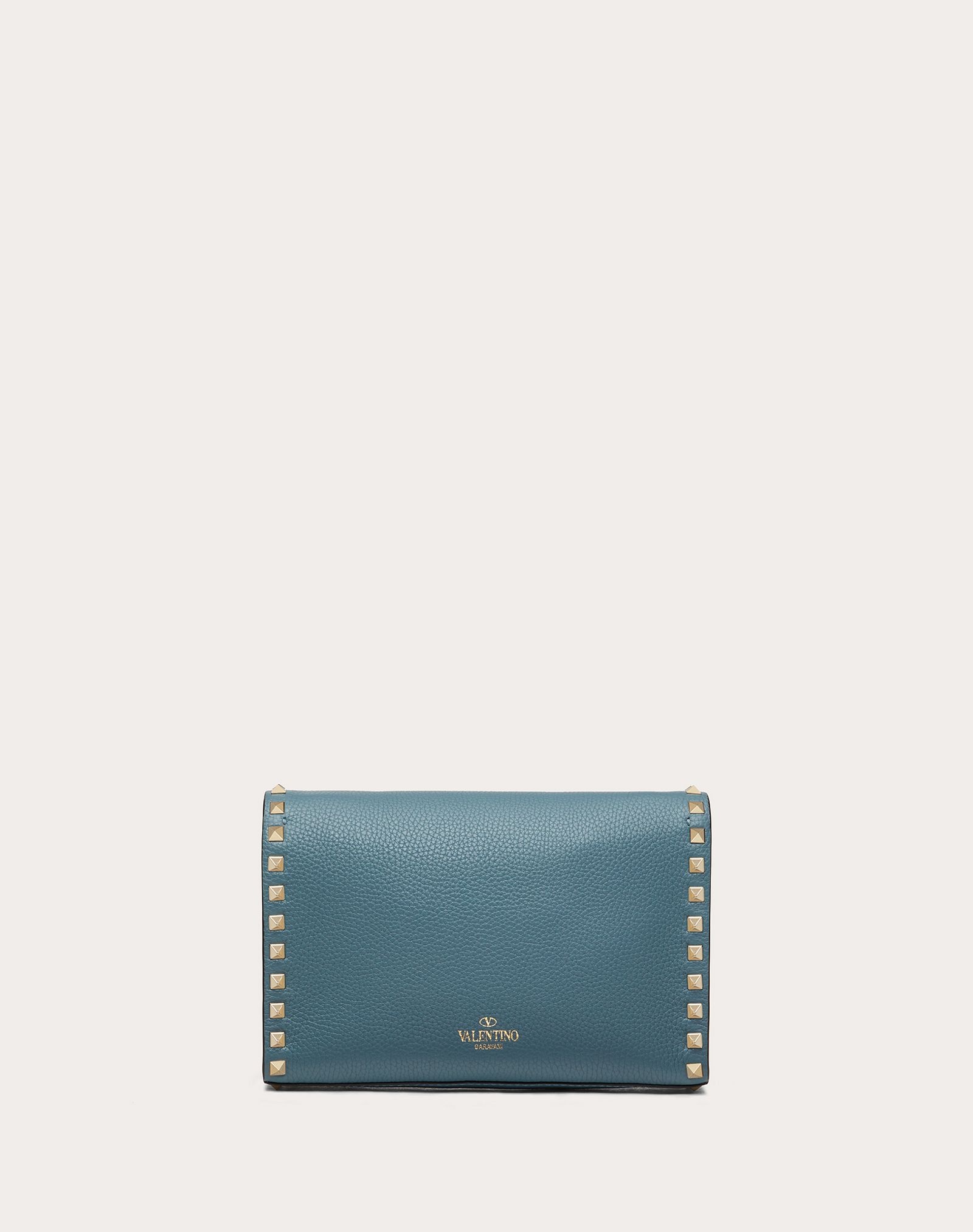 Small Rockstud Grainy Calfskin Crossbody Bag - 3