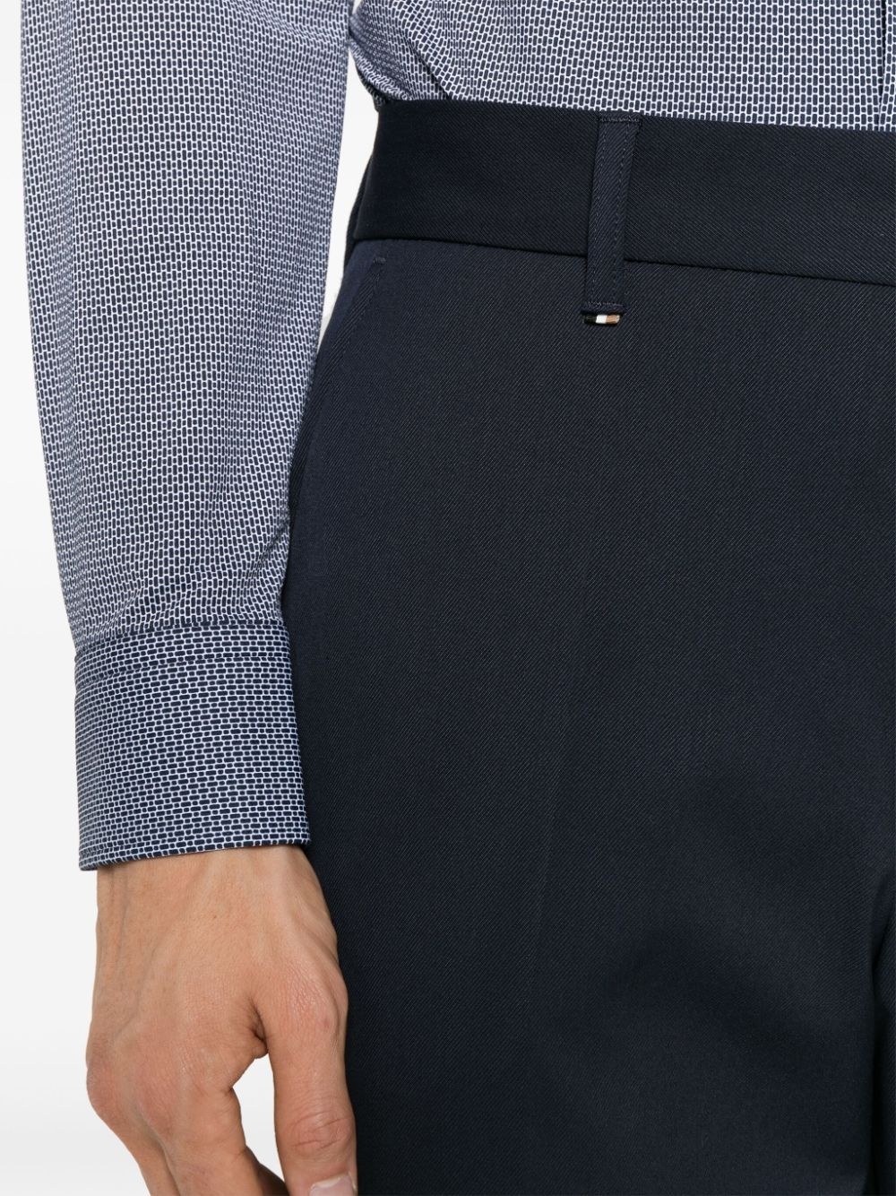 mid-rise tailored trousers - 5