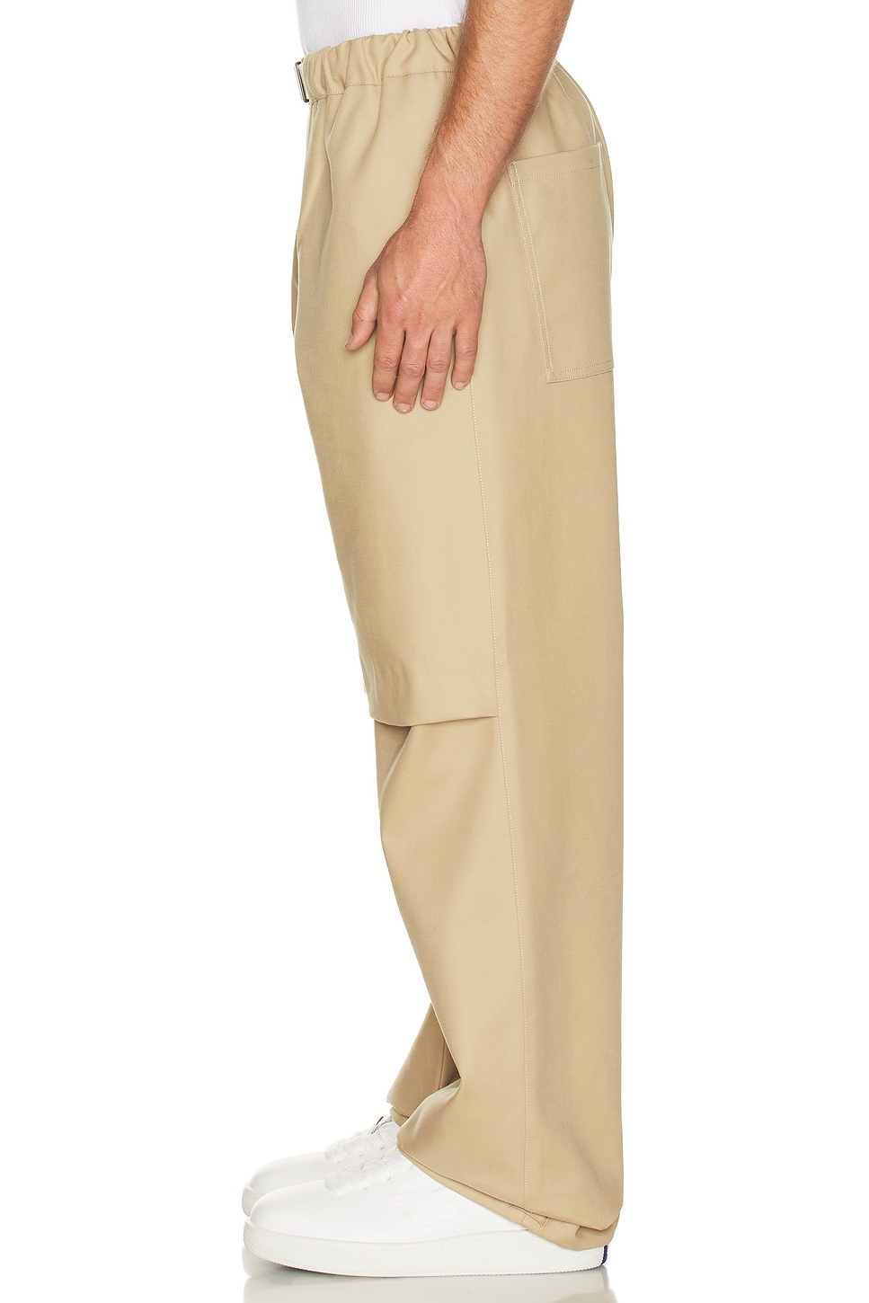 Jordan Heavy Cotton Satin Relax Fit Trousers - 5