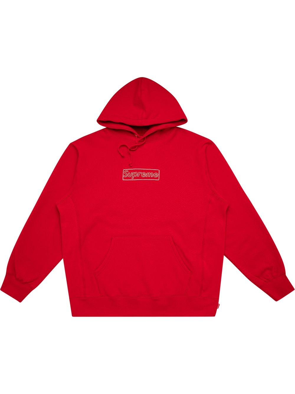 Supreme Kaws Chalk logo hoodie | REVERSIBLE