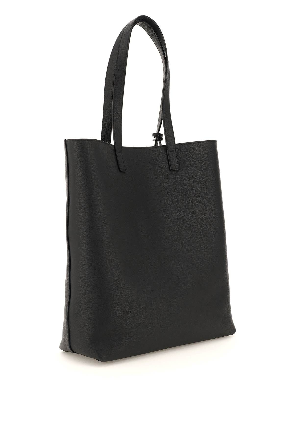 GRAINED LEATHER BOLD SHOPPING BAG - 2