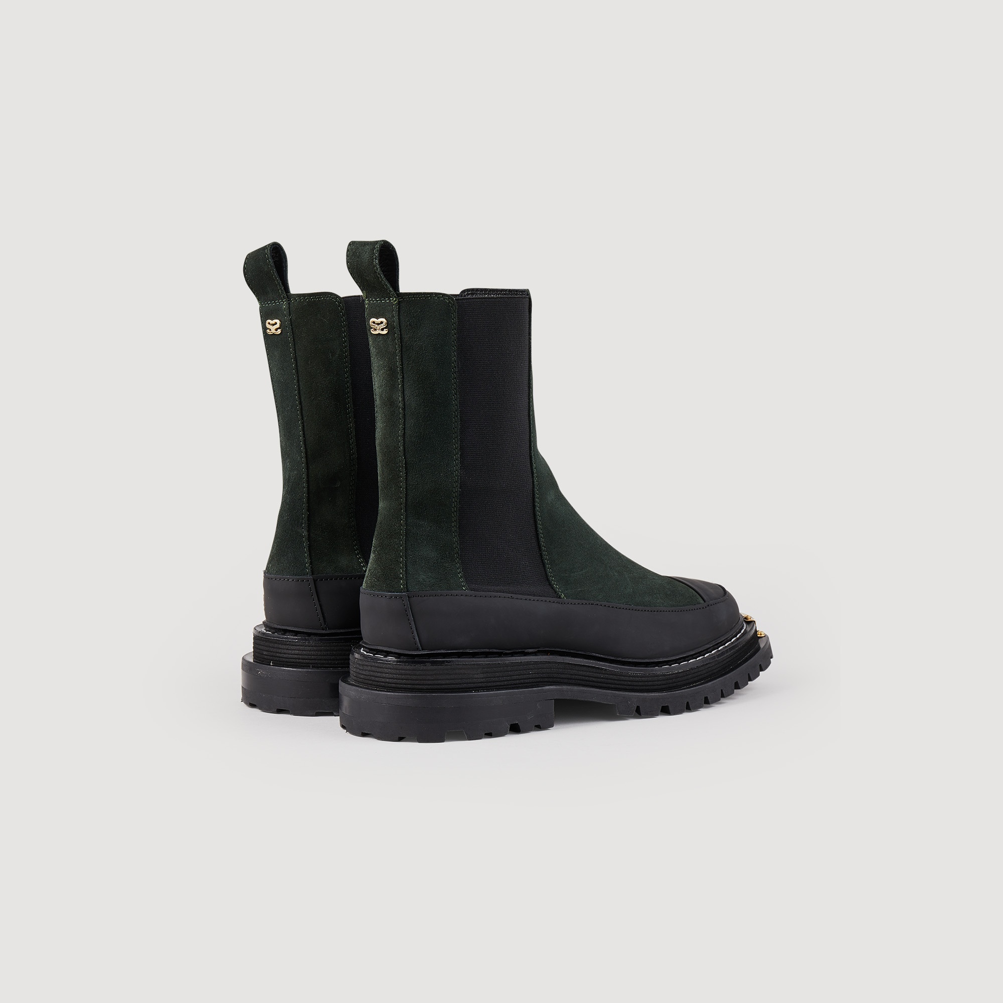 Leather Chelsea boots with notched sole - 3