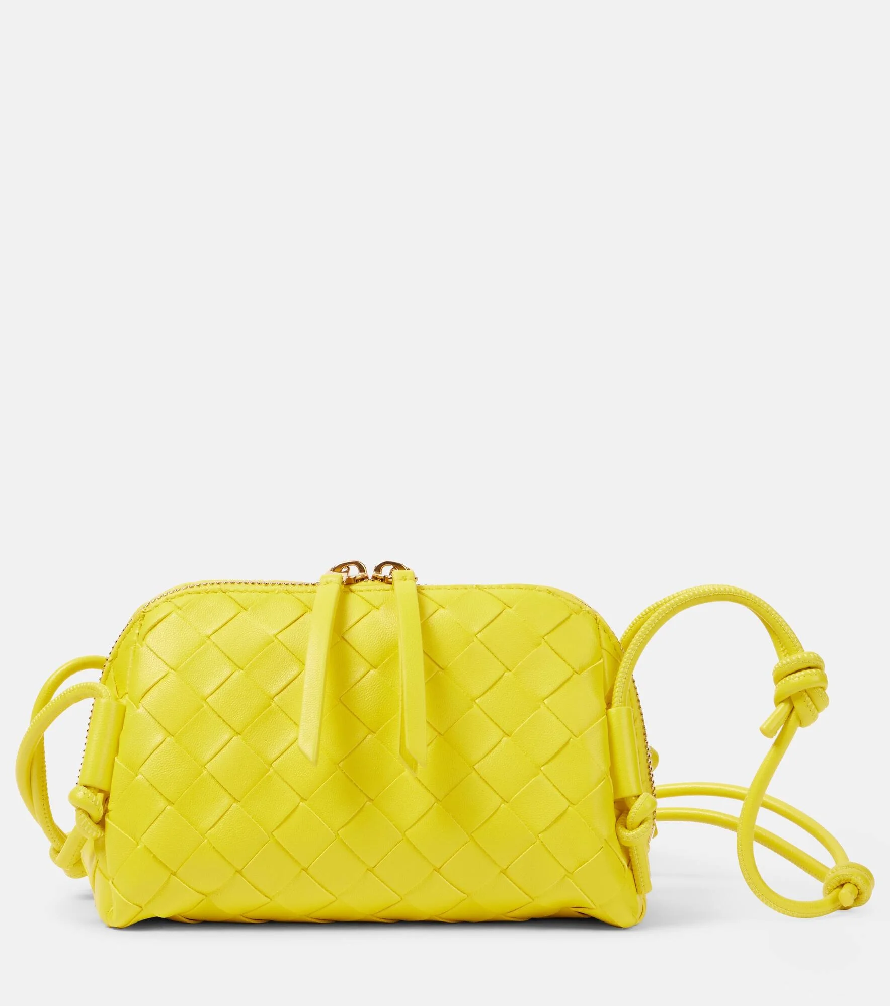 Concert Intrecciato leather shoulder bag - 1