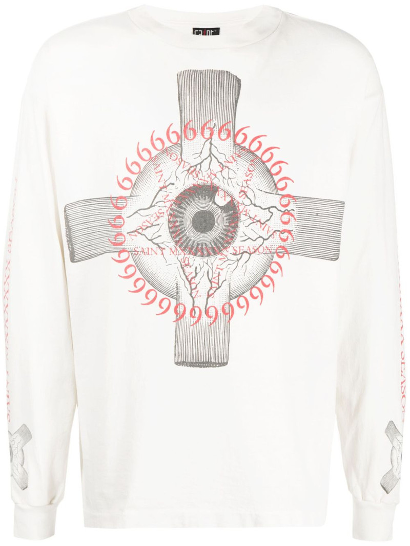 graphic-print cotton T-shirt 1