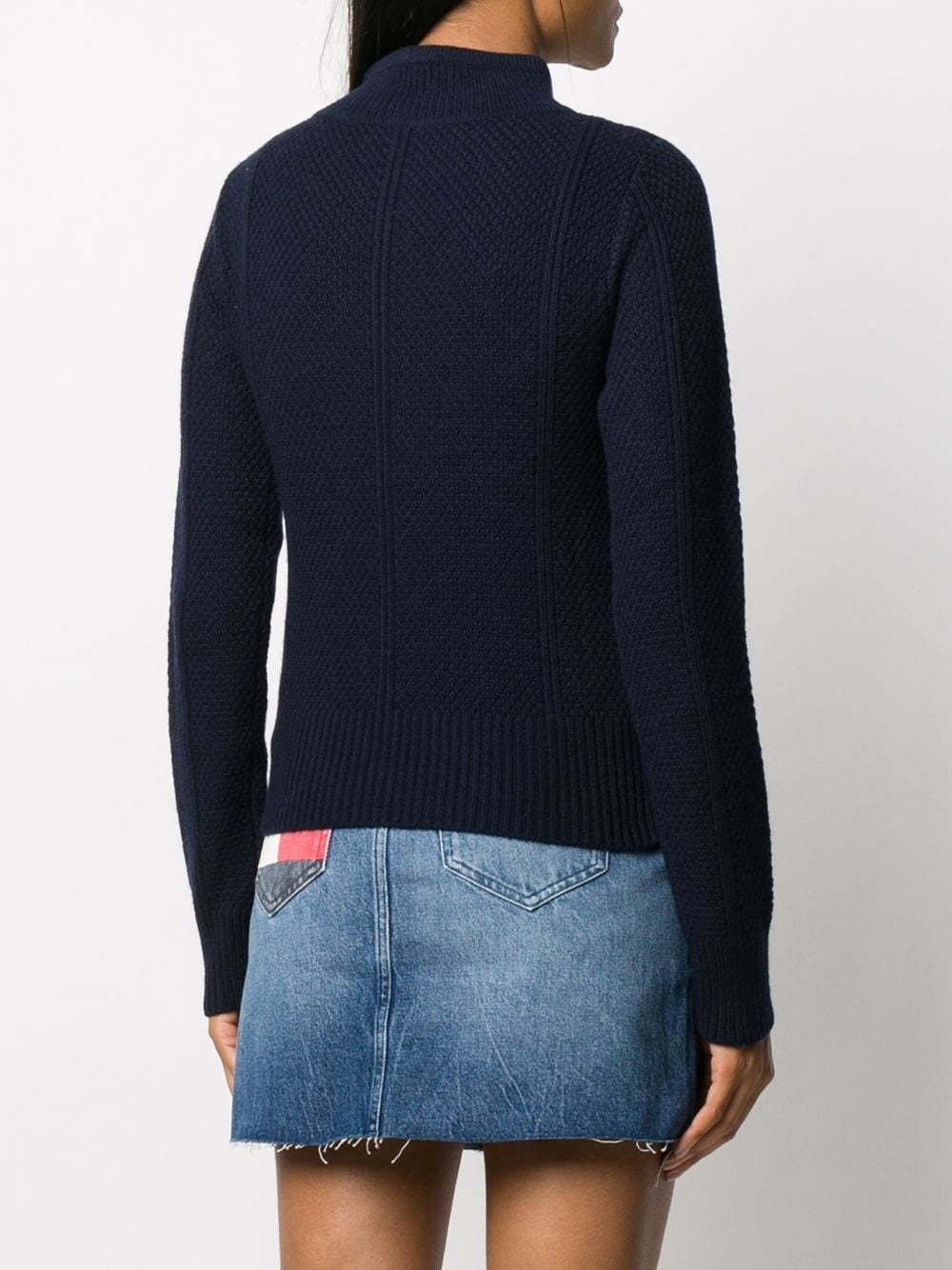 drawstring-neck jumper - 4