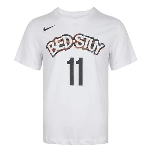 Nike Dri-FIT NBA 19-20 브루클린 그물 11 Irving 티 화이트 BV8746-100 - 1
