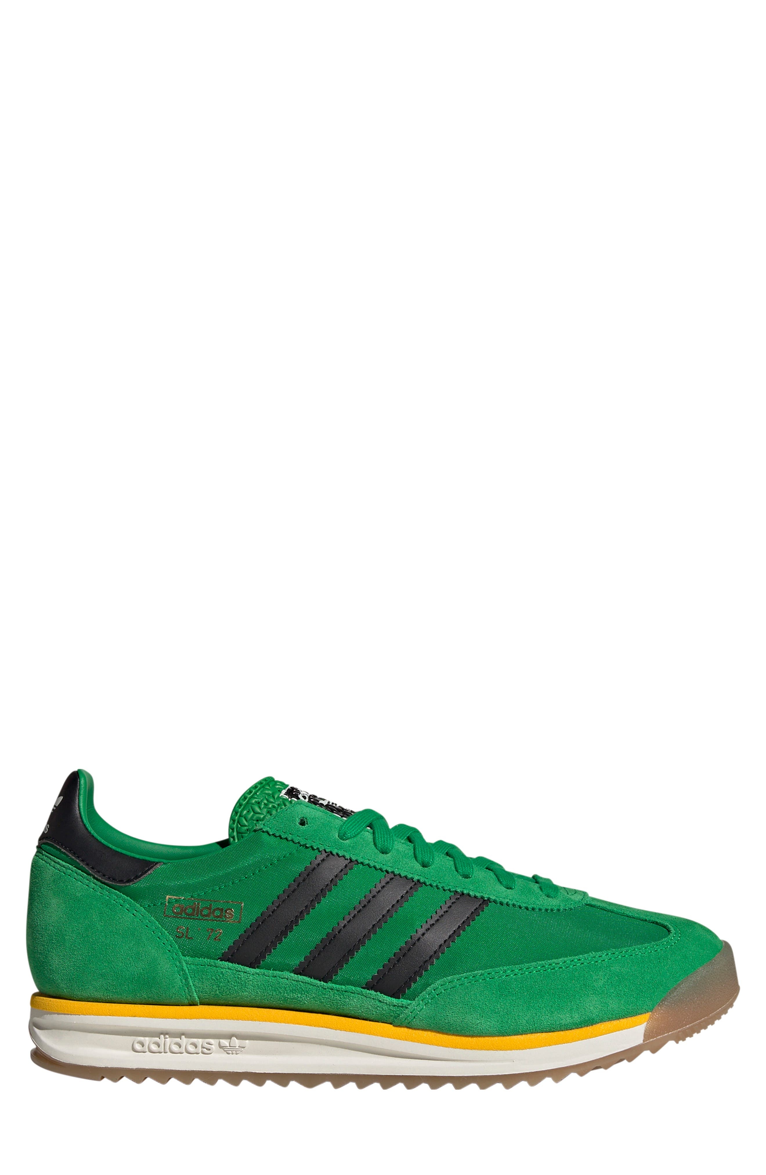 adidas Gender Inclusive SL 72 RS Sneaker in Green/Off White/Crew Yellow at Nordstrom - 3
